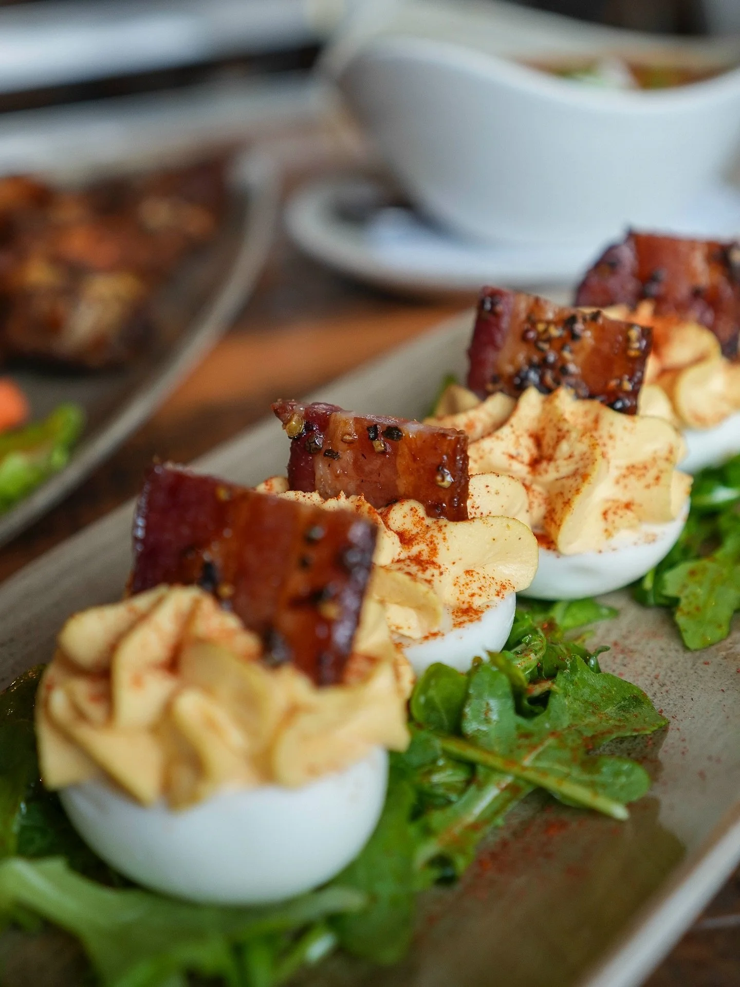 Small bites, big flavor. Spears in Wheeling serves up deviled eggs with a bourbon twist that deserves the spotlight. At Lumi Creative Media, we create mouthwatering visuals and social media strategies that help restaurants in Wheeling, Arlington Heig