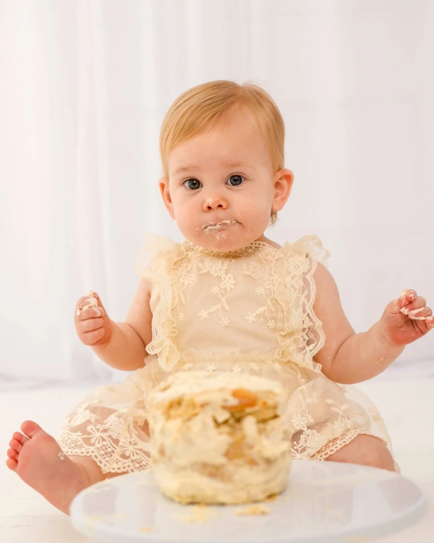 Celebrating Isabella&rsquo;s first birthday with the sweetest studio session. Soft light, simple styling, and a whole lot of personality. Honored to capture these moments for her family. Isn&rsquo;t she the cutest!!!!!