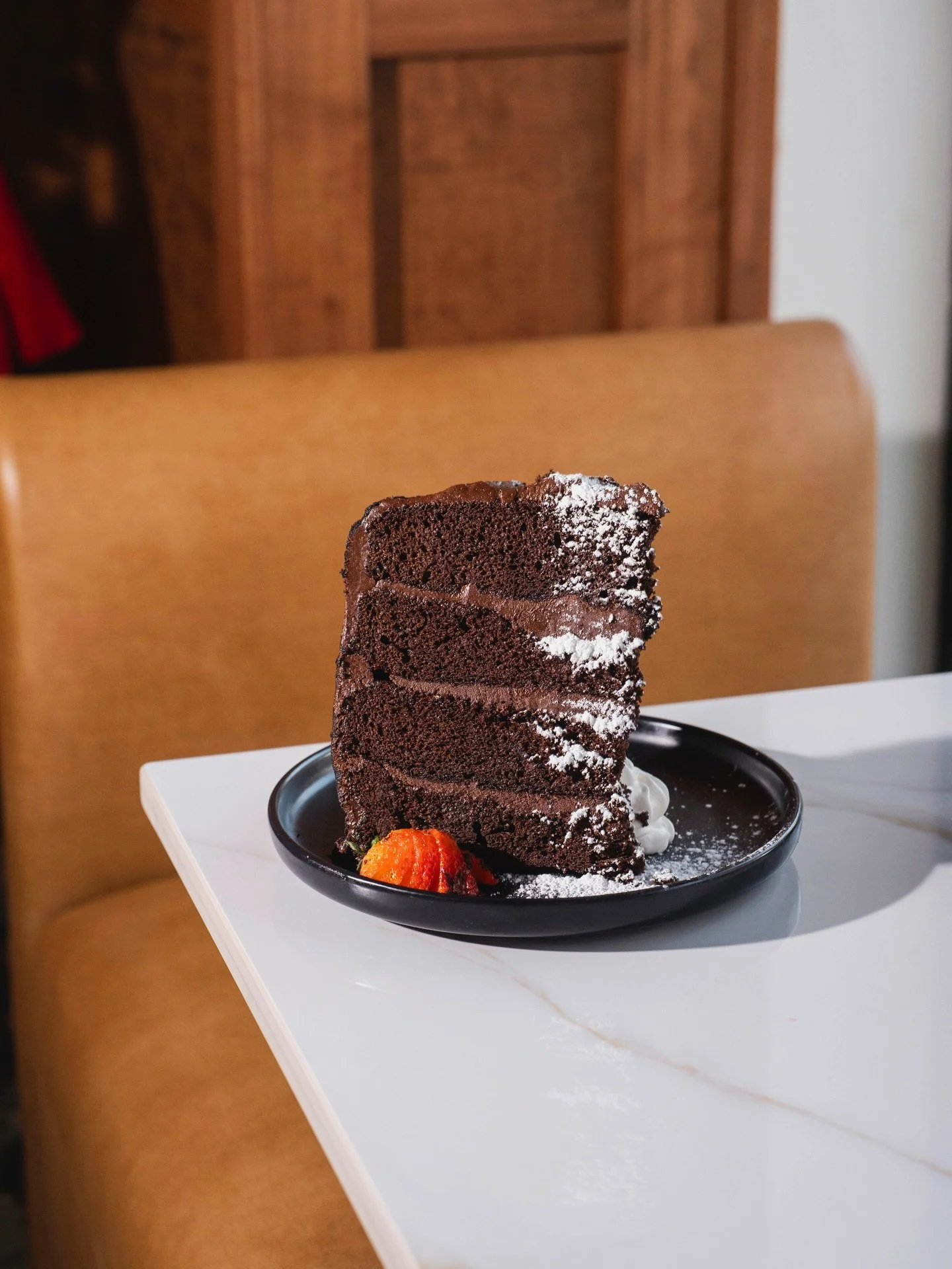 a moment for this Matilda level chocolate cake from MK steak + bar. Who&rsquo;s eating this all to themselves or are you bringing a friend?