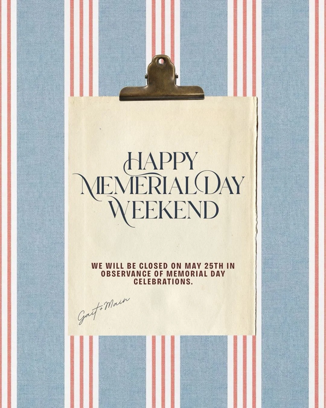 Enjoy a few Memorial Day weekend graphics I created for some of my different clients. Happy Memorial Day weekend 🇺🇸🇺🇸🇺🇸

One thing I really value as a social media manager and designer is brand originality. There should never be a &ldquo;one si