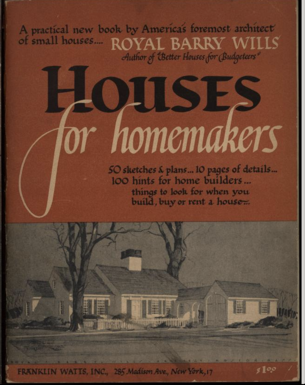 Cover of Houses for Homemakers by Royal Barry Willis