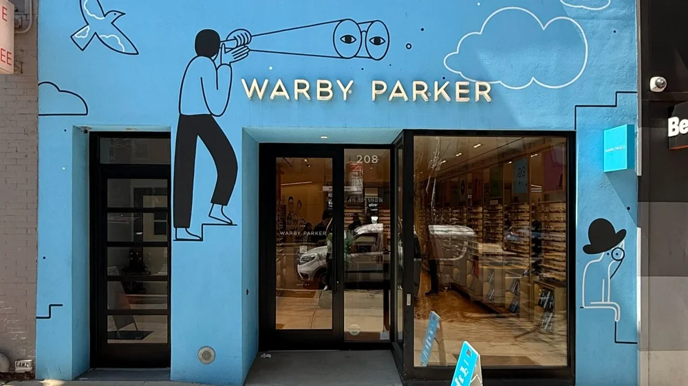 Warby Parker storefront, Downtown Brooklyn