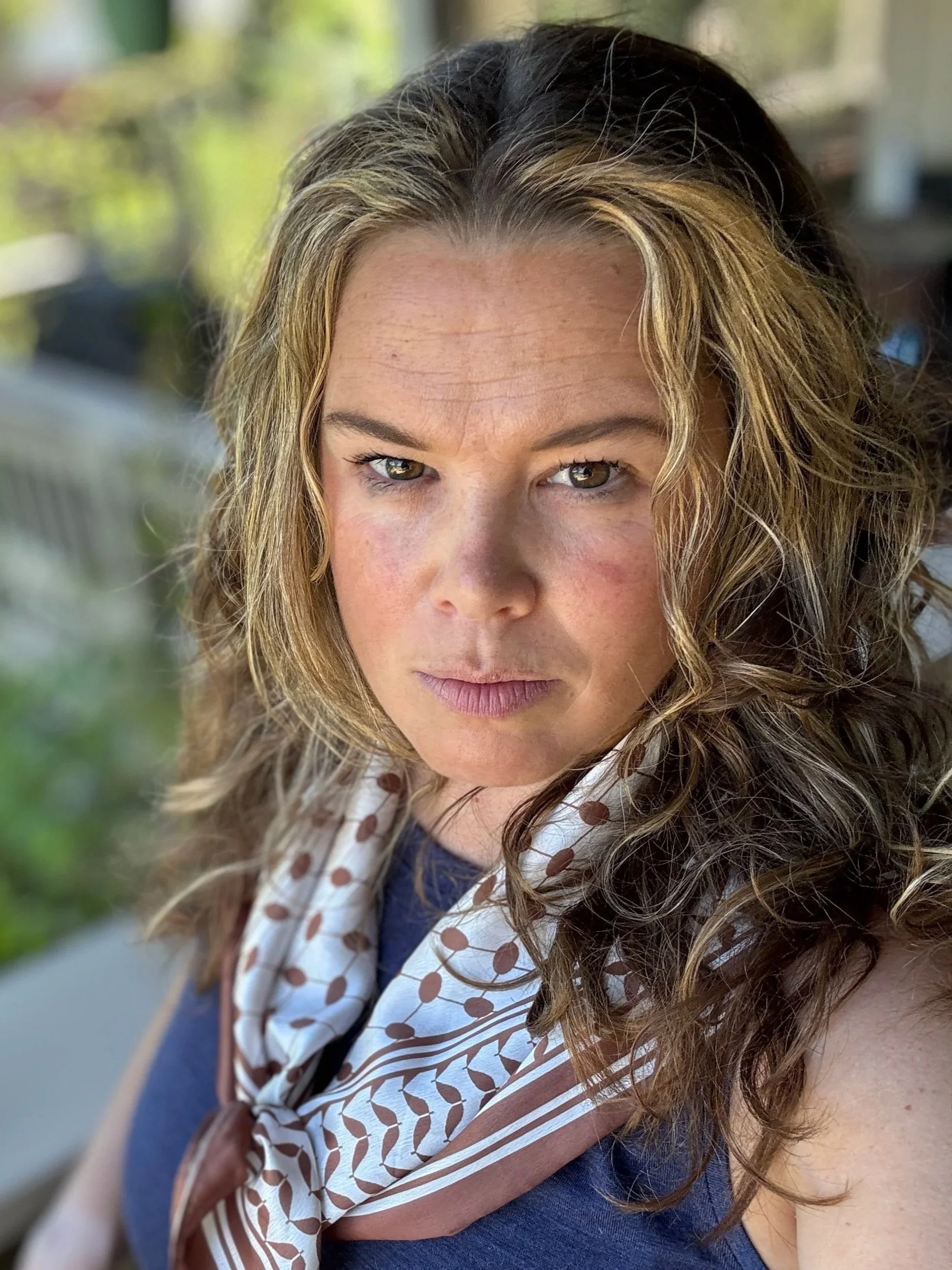 Elaine Murray, spiritual wayfinding guide, photographed in natural light