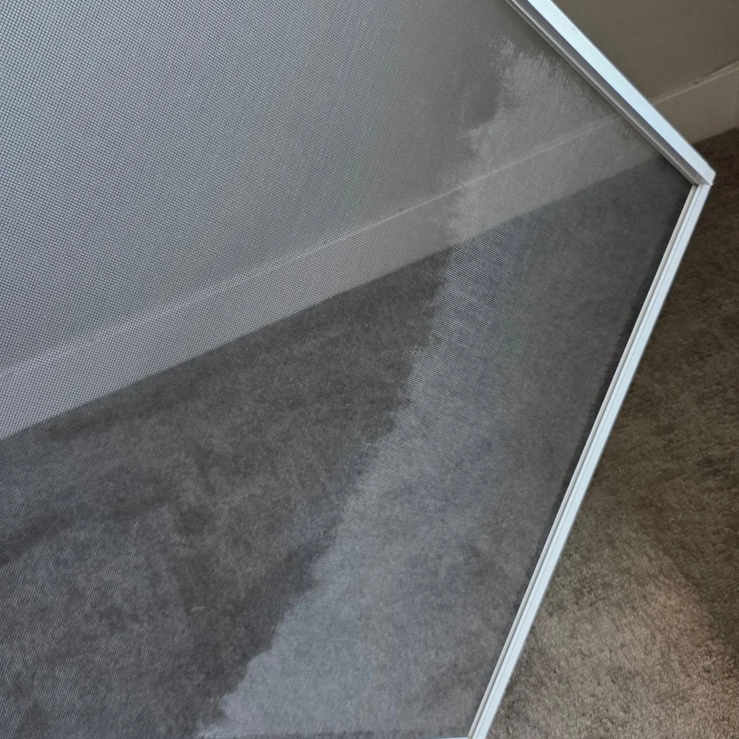 This is why we clean screens.

A lot of the haze and grime on your windows is not just sitting on the glass like a normal problem. It gets trapped between the screen and the window, mixing with moisture, pollen, dust, and whatever else Nebraska decid