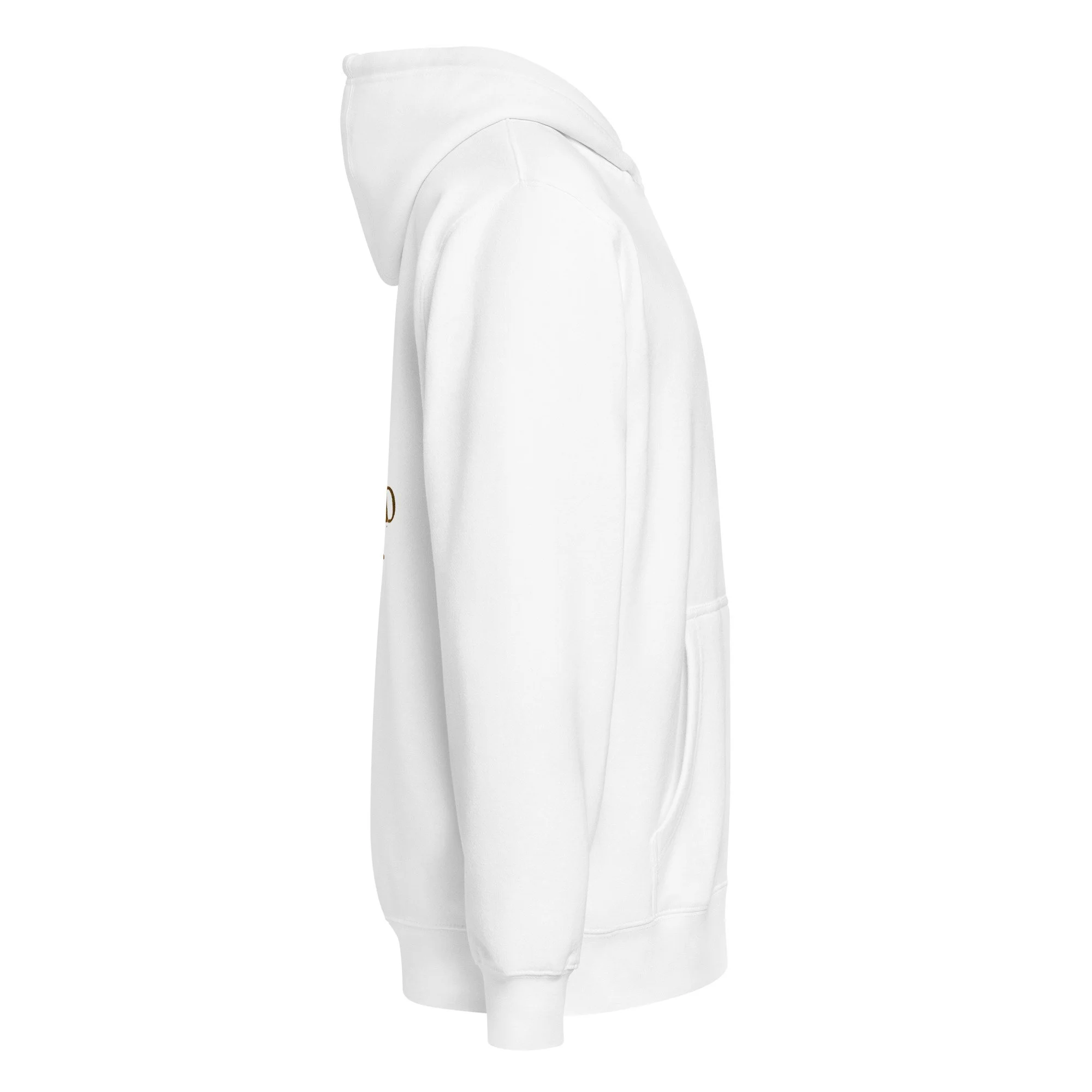 White Unfinished Wings Premium full zip hoodie