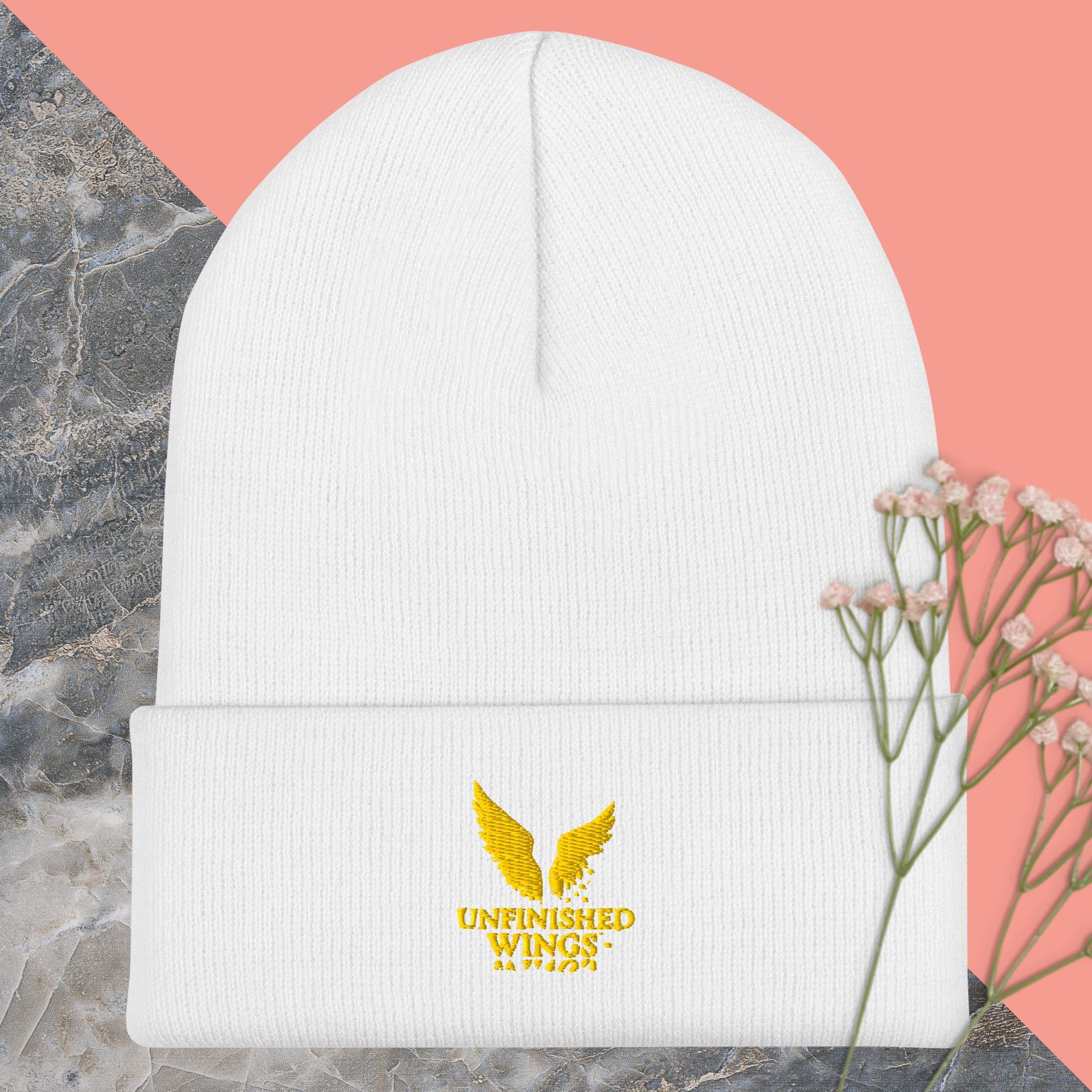 Unfinished Wings Cuffed Beanie
