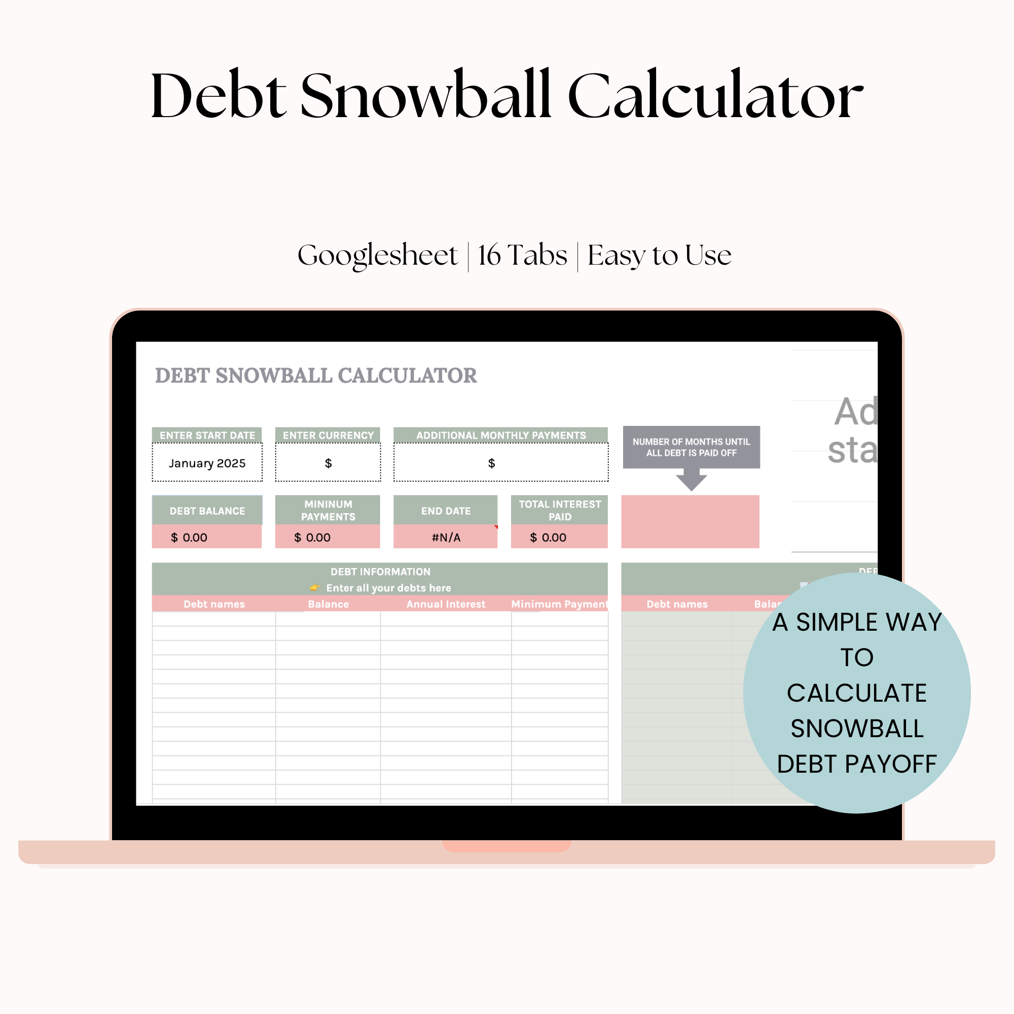 Debt Payoff Tracker