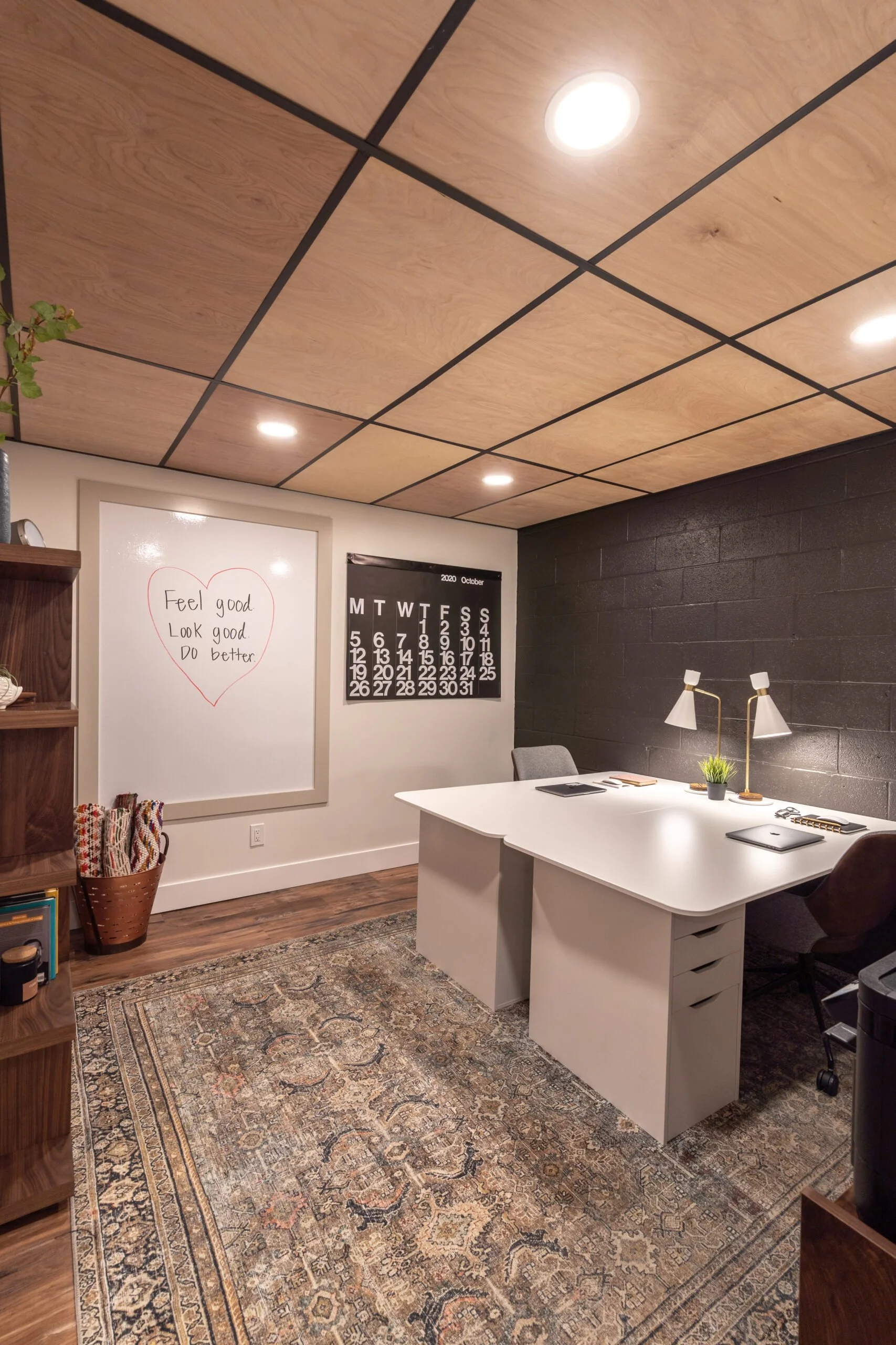 A MODERN TAKE ON DROP CEILINGS