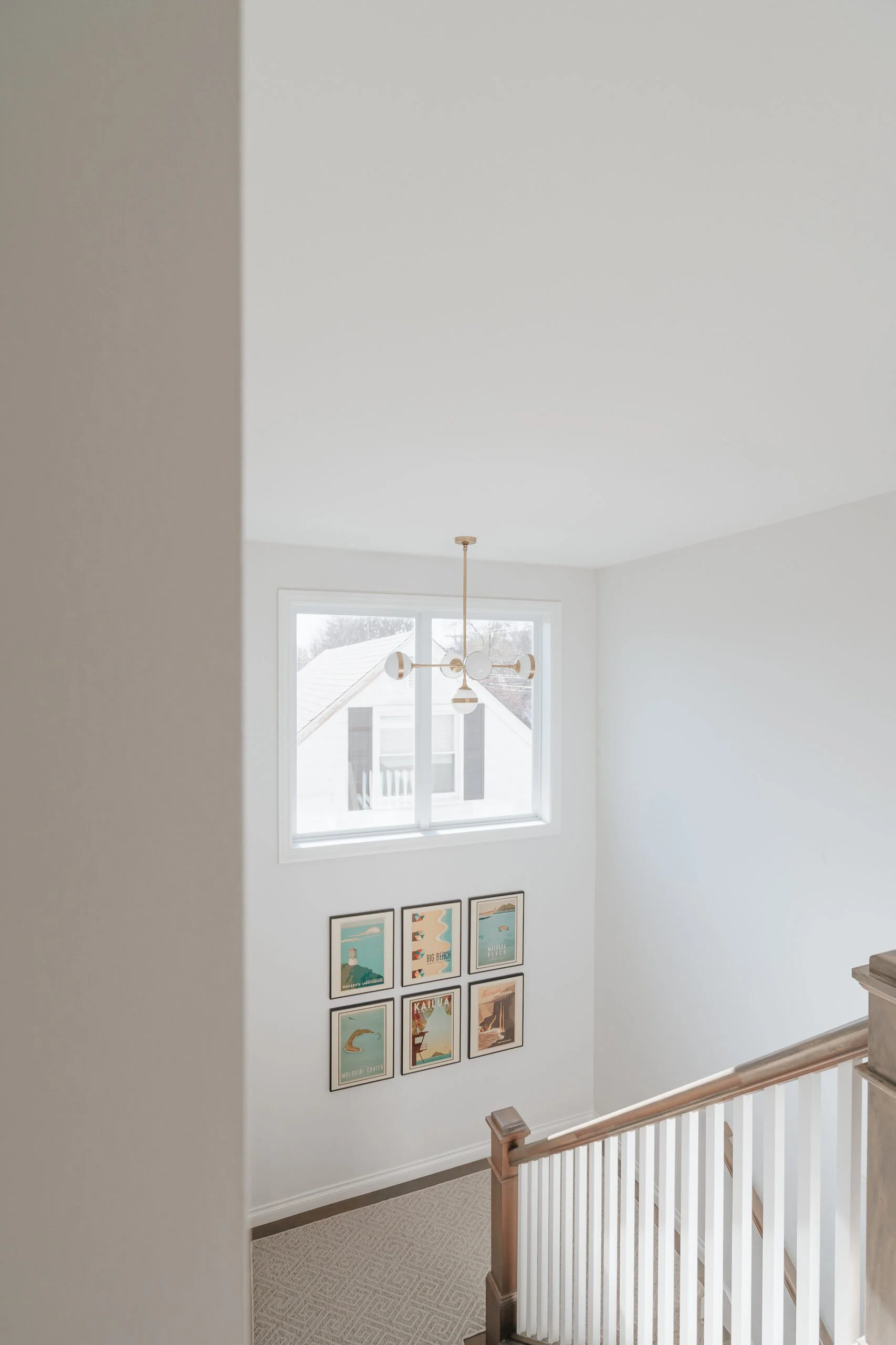 ECLECTIC MODERN MINIMALIST HOME OFFICE DESIGN // JENER + SUNSET STAIRCASE REVEAL