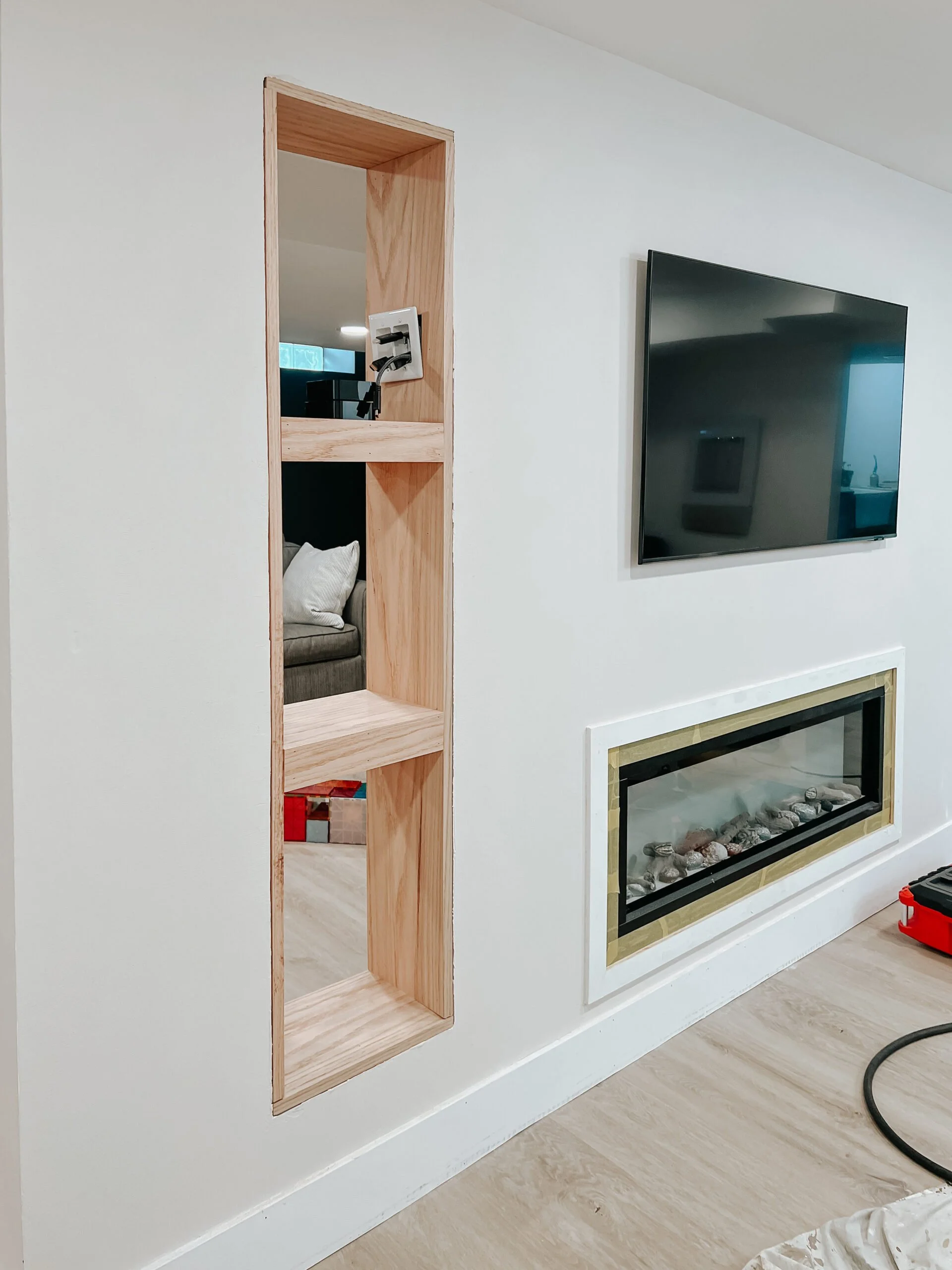 BASEMENT RETREAT REMODEL UPDATE // ONE ROOM CHALLENGE // WEEK 5