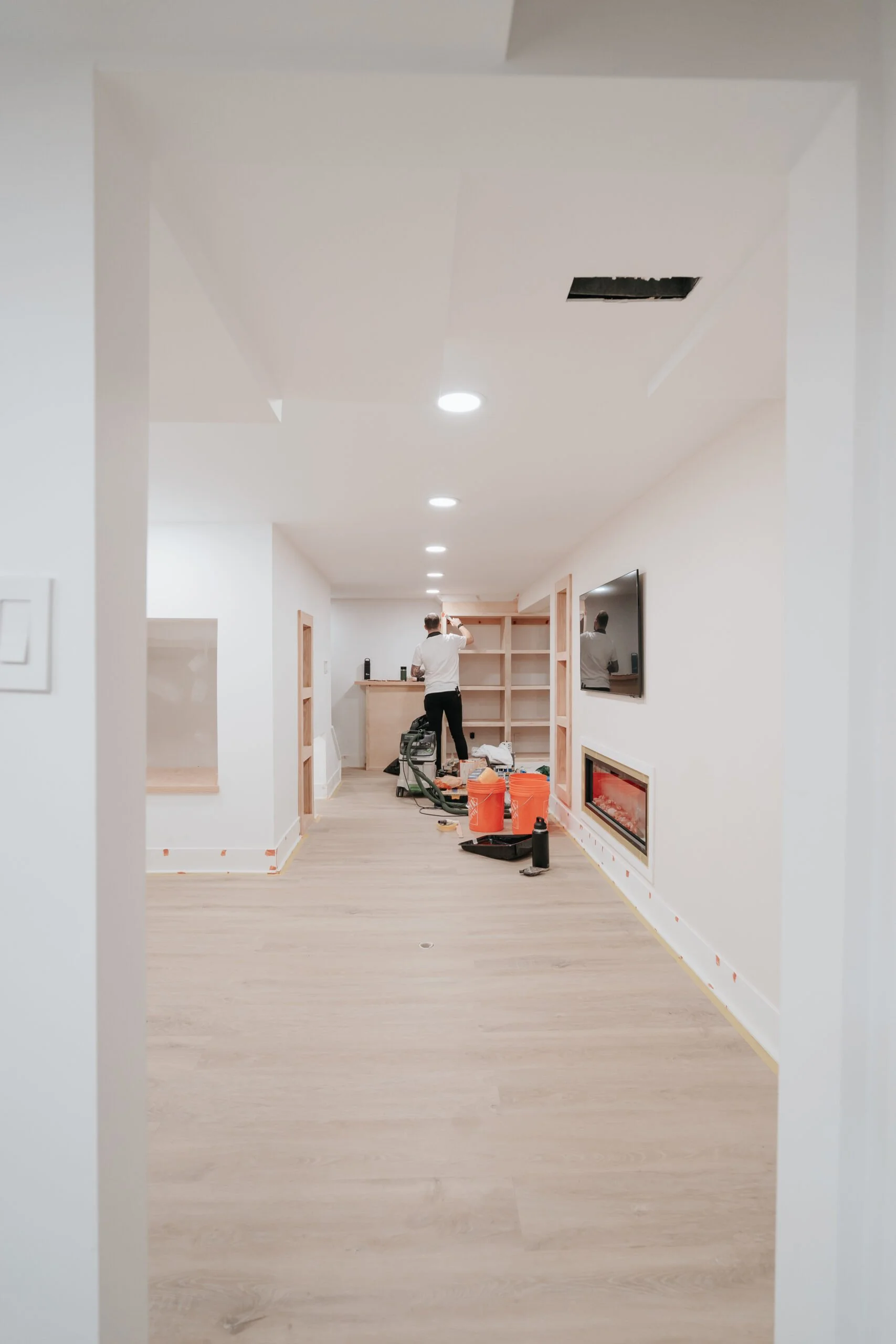 BASEMENT RETREAT REMODEL // UPDATE // ONE ROOM CHALLENGE 2021 // WEEK 6