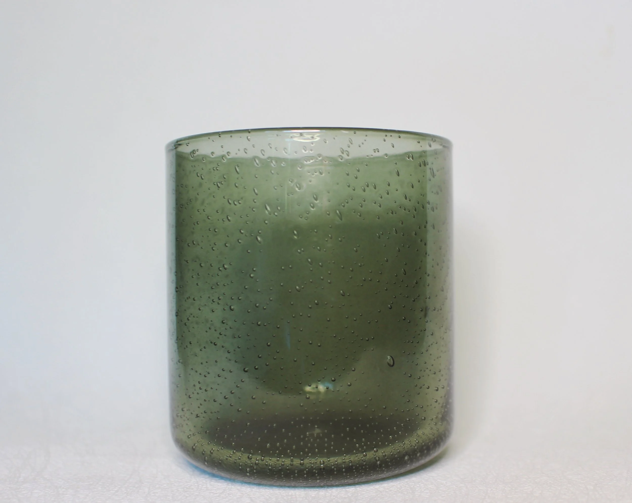 Vault Sale Green Bubble Glass Vessel