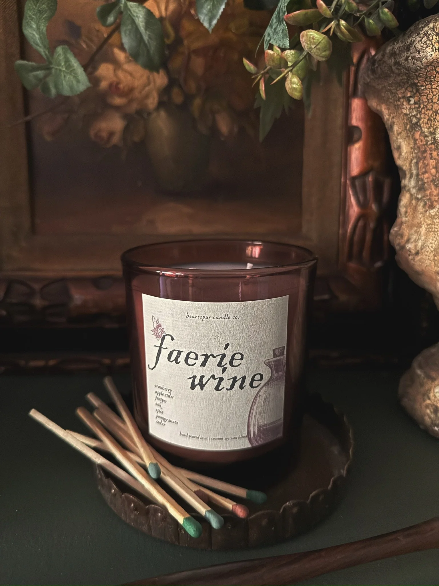 faerie wine 12 oz candle