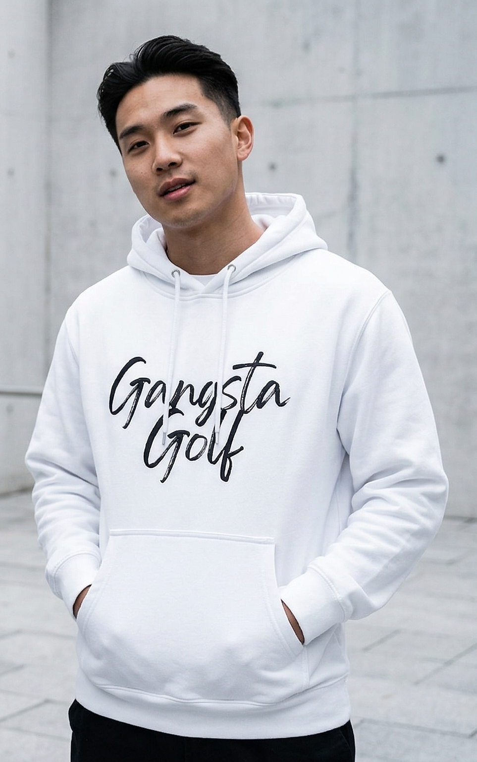 Gangsta Golf Puff Print Hoodie