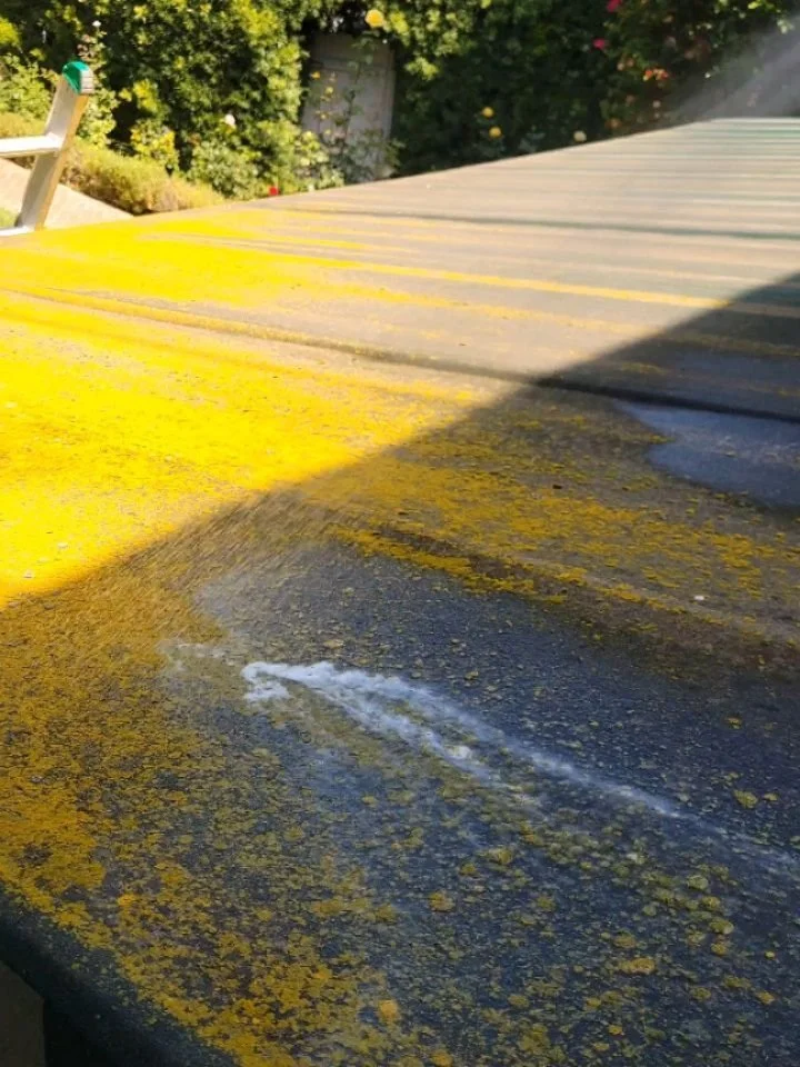 📣 Alge, mildew, stains . . . If it's DIRTY WE CAN CLEAN IT 🧼✨️

Soft wash paired with the right cleaning solution for those more delicate surfaces 👌👍

Wash away the GRIME and reveal the SHINE!
Awnings, canopy, and more . . .

DM us for a FREE QUO