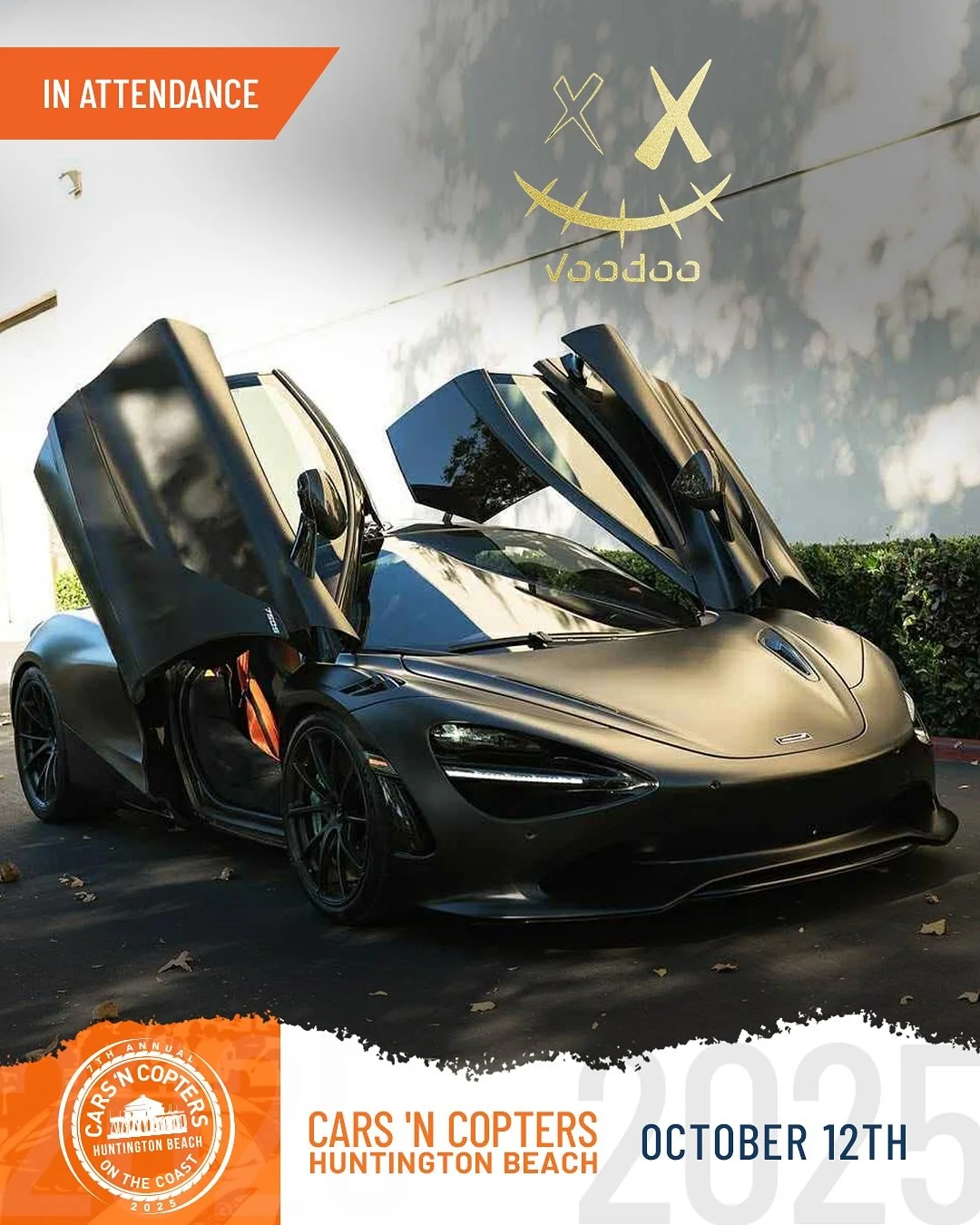 Here&rsquo;s more of what to expect THIS SUNDAY at Cars &lsquo;N Copters! 🏎️🚁🏖️

@voodoodesignllc is back again and they always bring the 🔥😎. Be sure to see 4 of their impressive rides at their booth! 

Welcome back @newyorklife to Cars &lsquo;N