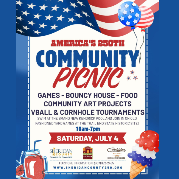 WYO PLAY - Sheridan County CADETS: America's 250TH Community Picnic