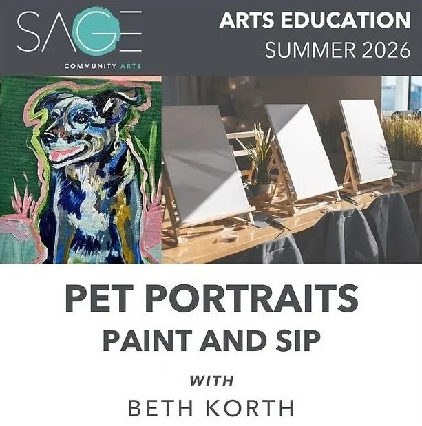 SAGE: Pet Portraits: Paint and Sip