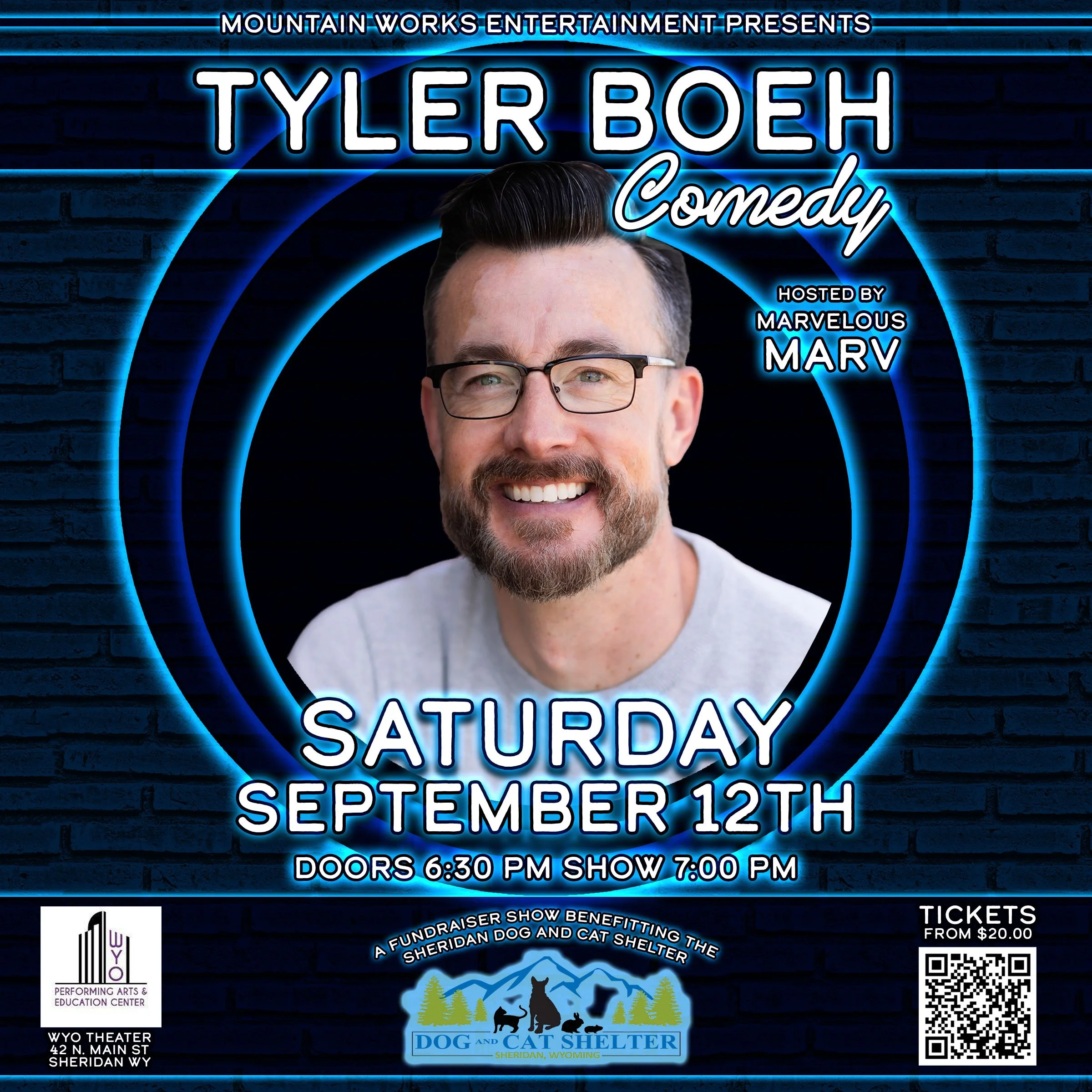 The Tyler Boeh Comedy Show - a Benefit for the Dog and Cat Shelter