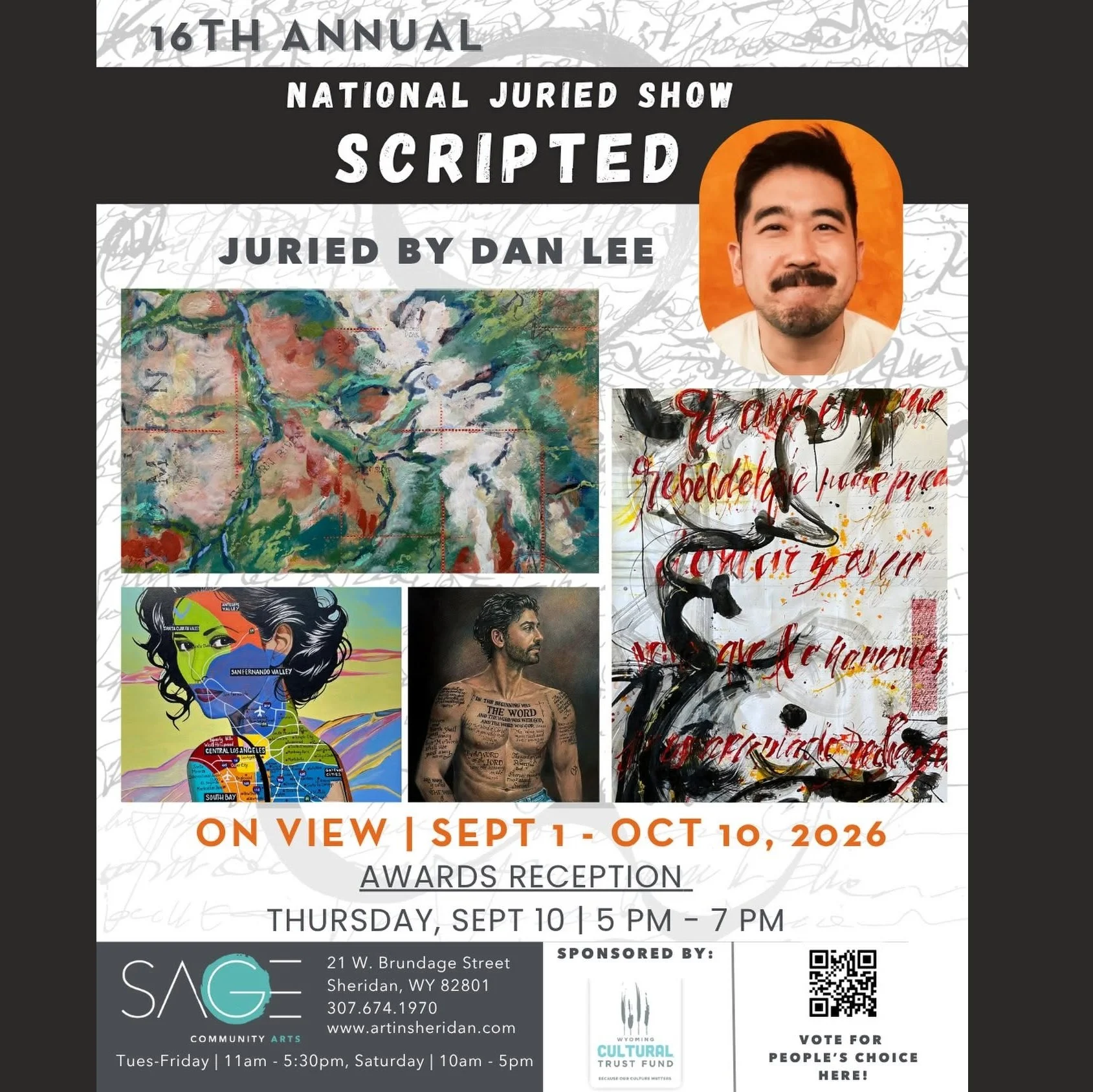 SAGE: National Juried Show: Scripted - Awards Reception