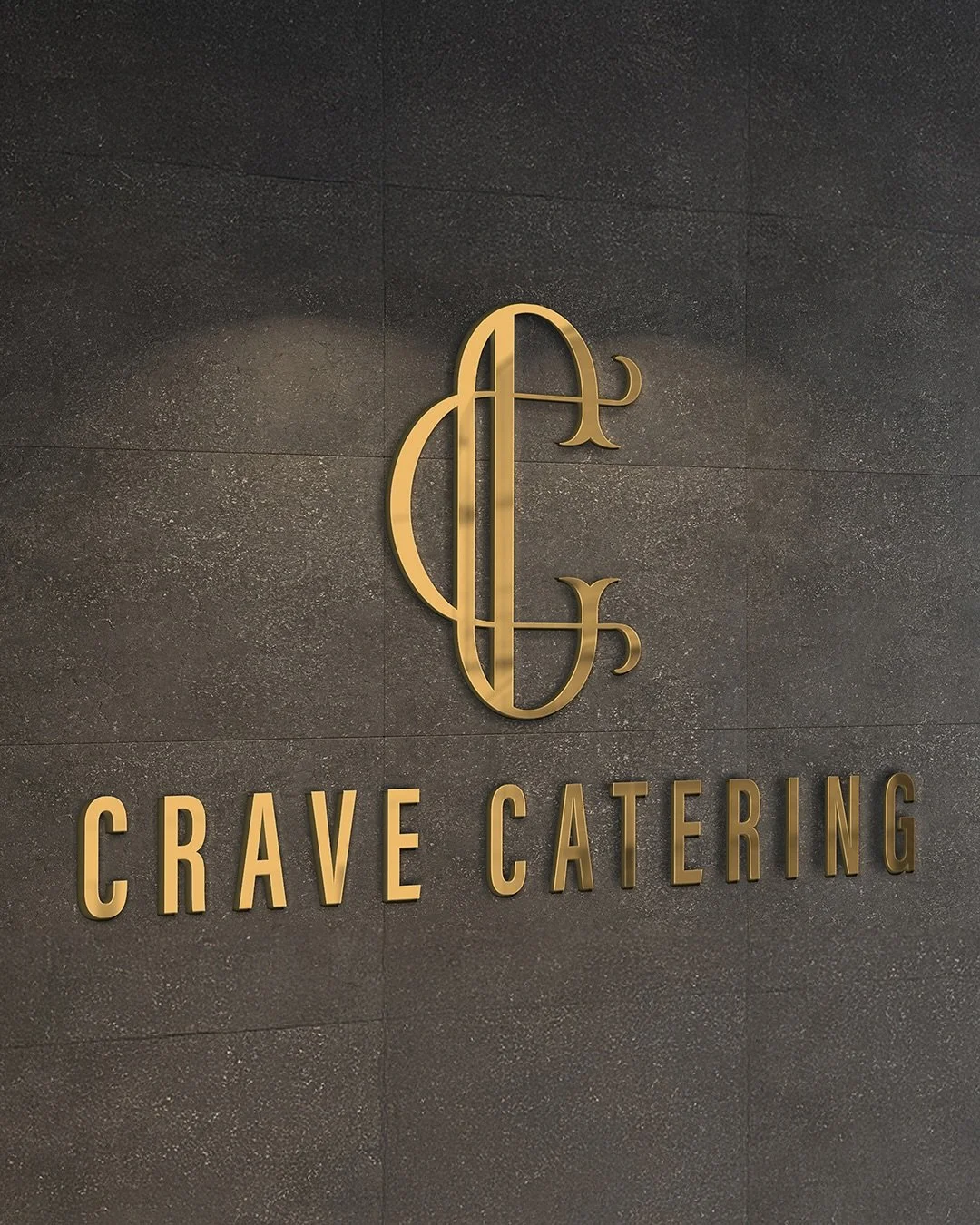CRAVE Catering has a fresh new look! We refined their brand to stand out on its own while still nodding to the CRAVE restaurant family&mdash;perfect for any event, from weddings to corporate gatherings. 🍽️✨