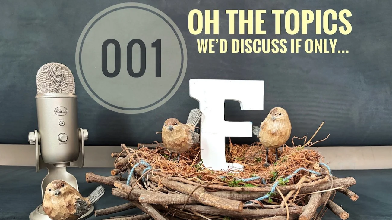 YOFcast 001: Oh the Topics We’d Discuss If Only…