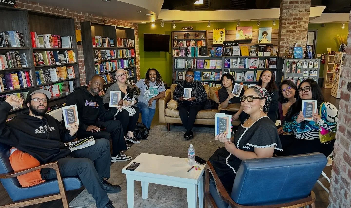 February's meeting discussing A Map to the Door of No Return by Dionne Brand

"To live in the Black Diaspora I think is to live in a fiction - a creation of empires, and also self-creation. It is to be being living inside and outside herself. It