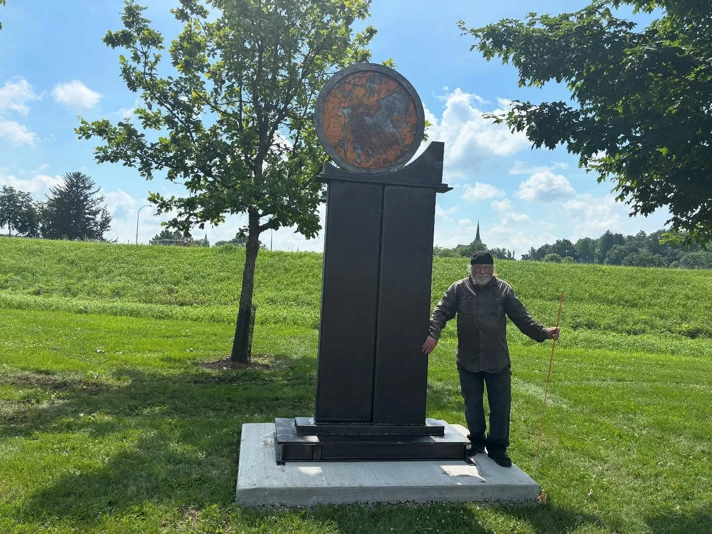 If you&rsquo;re in Decorah this week for Nordic Fest check out the Rolling Eclipse sculpture across from Pulpit Rock Brewery
