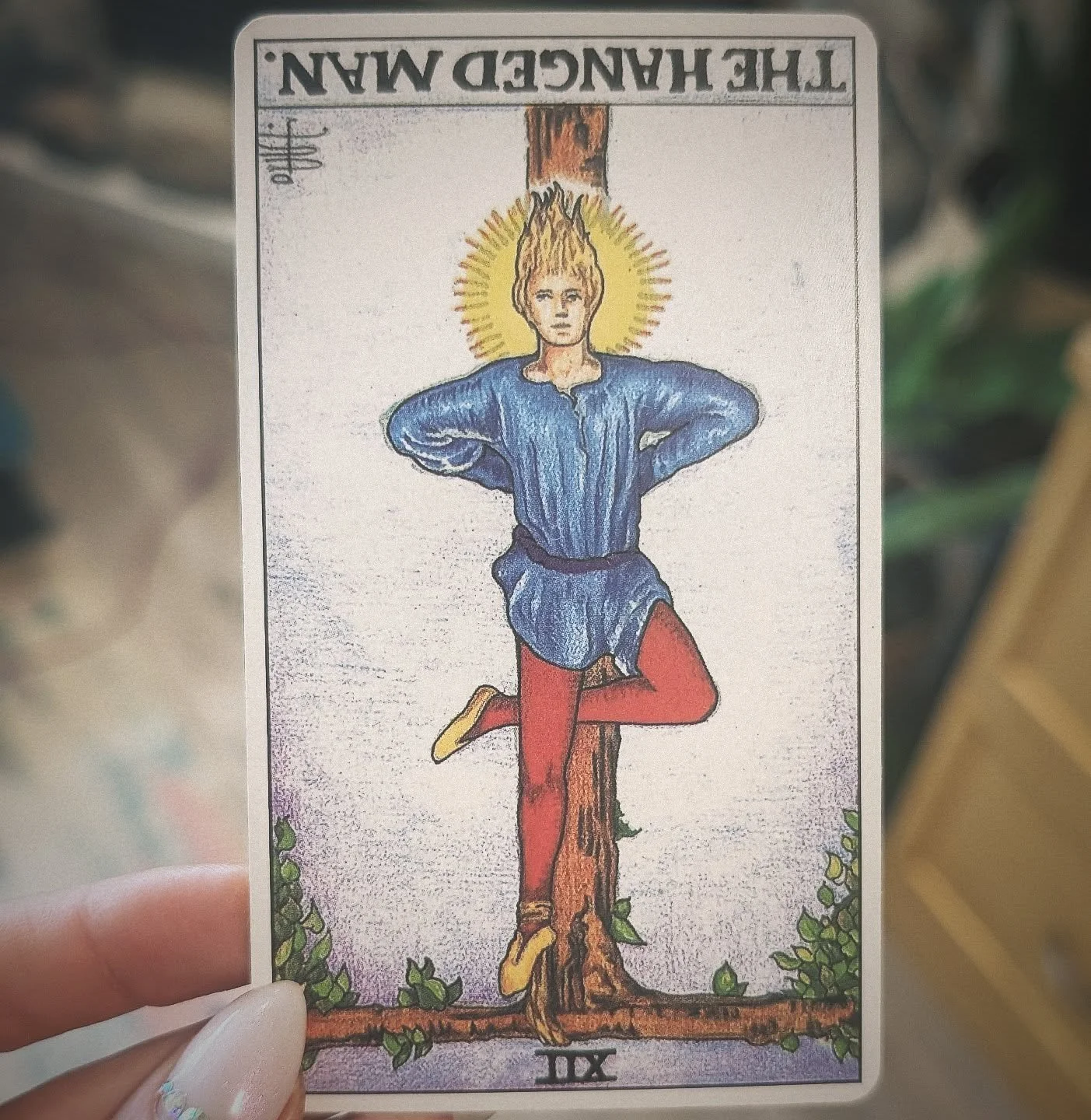 👋👋👋 I&rsquo;d love your input! What would serve you most on this journey?
Use the poll, or share in the comments, what you want more of here.

Today&rsquo;s card, The Hanged Man reversed, reminds us: What feels upside down right now is actually th