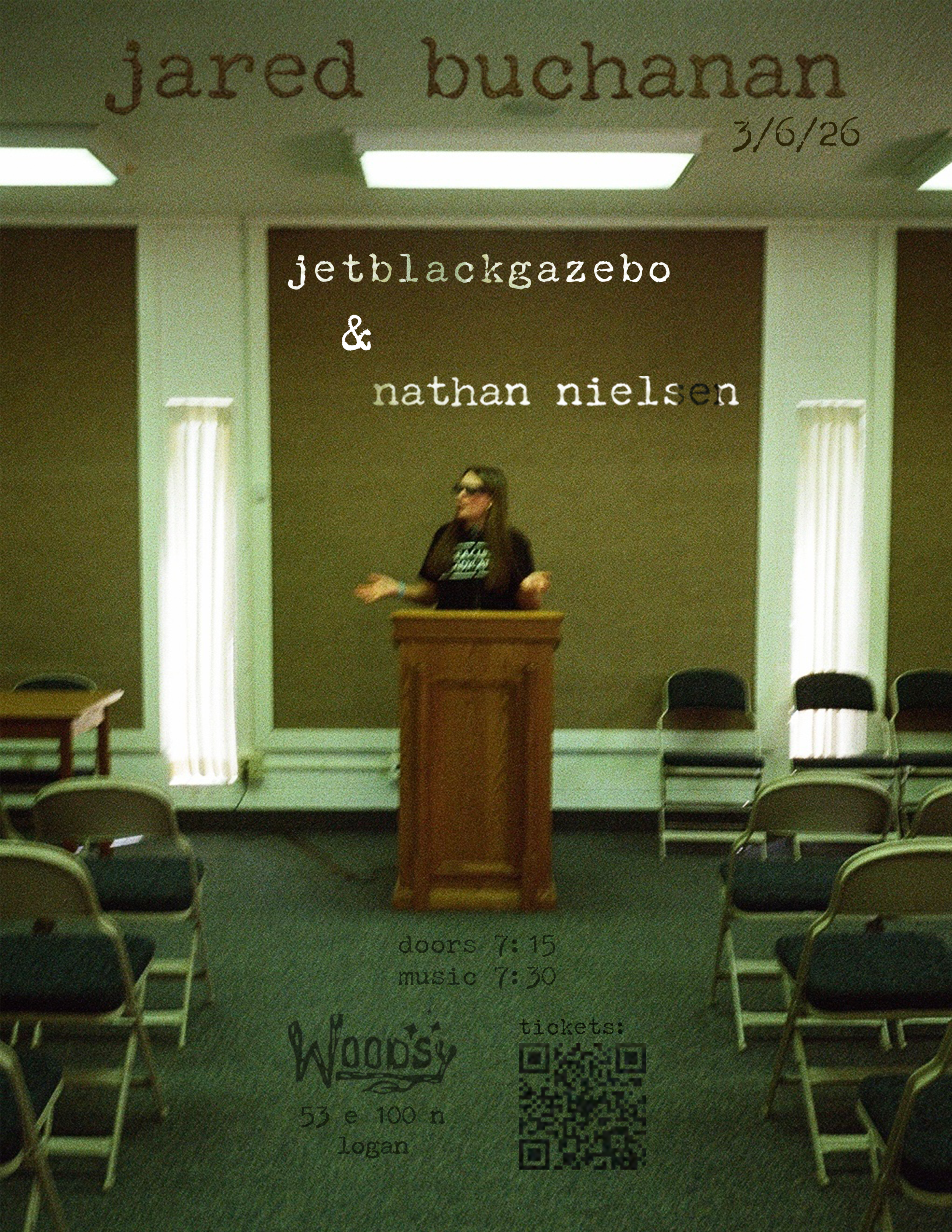 Live Music Friday: Jared Buchanan | Jetblackgazebo | Nathan Nielsen