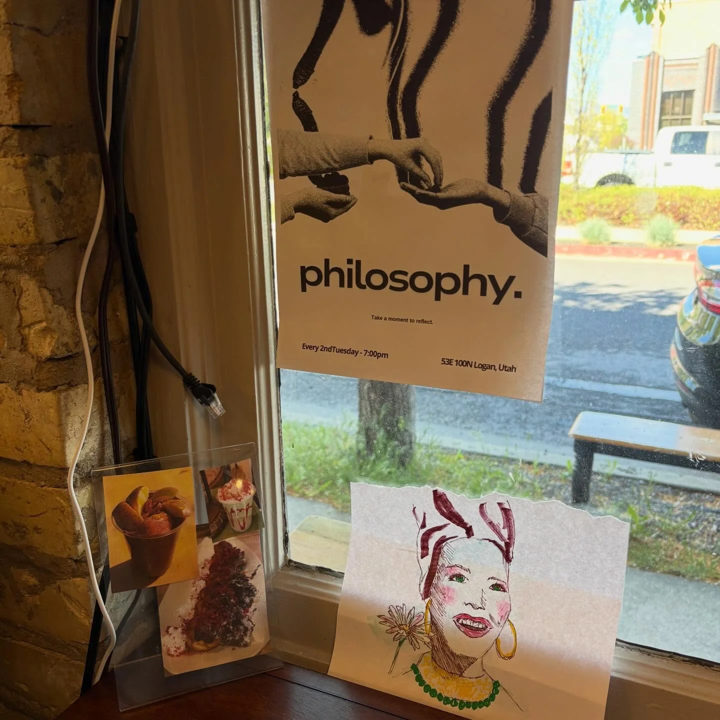 It&rsquo;s the second Tuesday! Let&rsquo;s get philosophical. Philosophy night is hosted by our very own Andrew.  Come soak up the vibes and share deep thoughts. #philosophyforlife #artcafe #loganutah #events #tuesdays