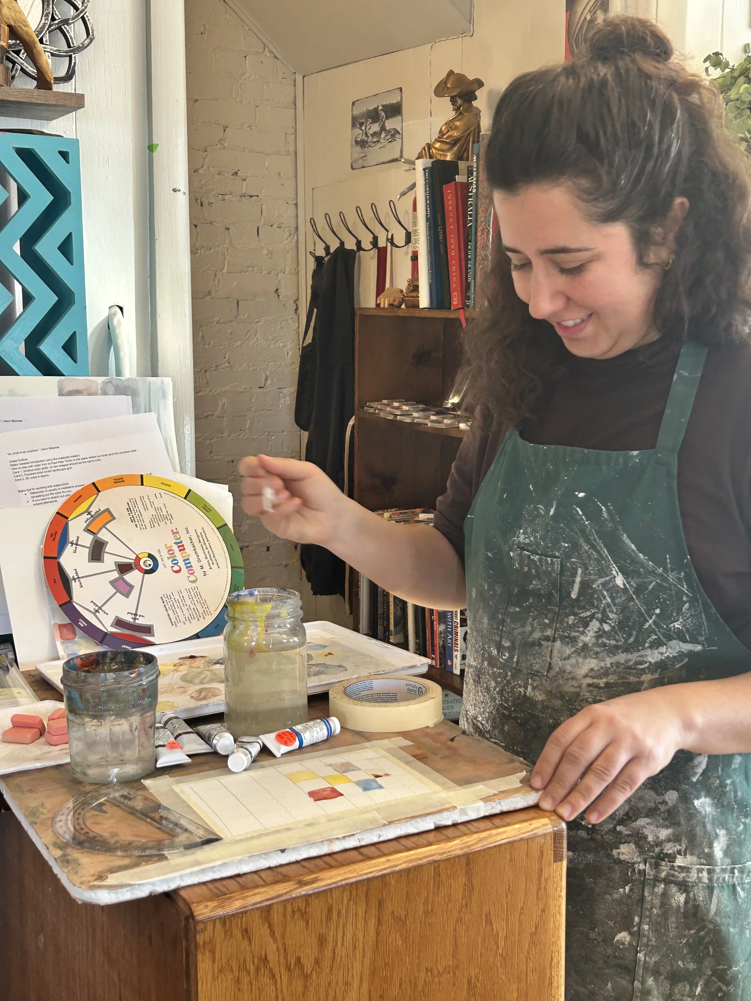 Winter Watercolor Workshop 2025 - Instructor Hannah Mortensen