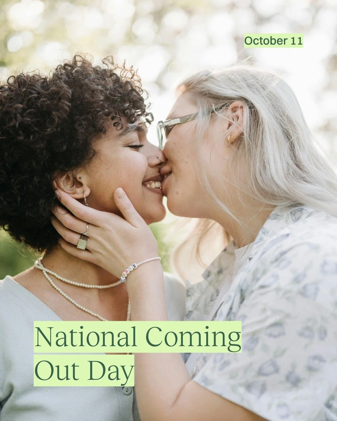 Today is National Coming Out Day! 🌈

&lsquo;Coming out&rsquo; is an incredibly personal and vulnerable experience. For some, it can be liberating, marking a significant step in their journey to self-acceptance and authenticity. 

For others, it can 