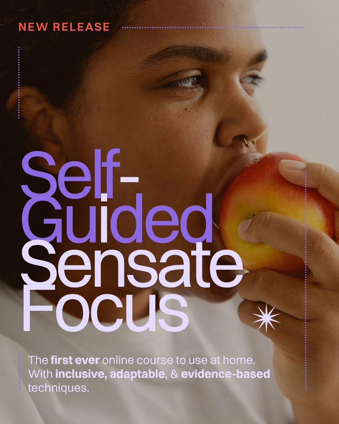 Introducing: Self-Guided Sensate Focus. The ⭐ FIRST EVER ⭐ online course of it's kind.
We're bringing you this effective and evidenced-based technique through a new and trauma-informed lens!

It includes adaptations for:
🌀 trans and gender diverse p