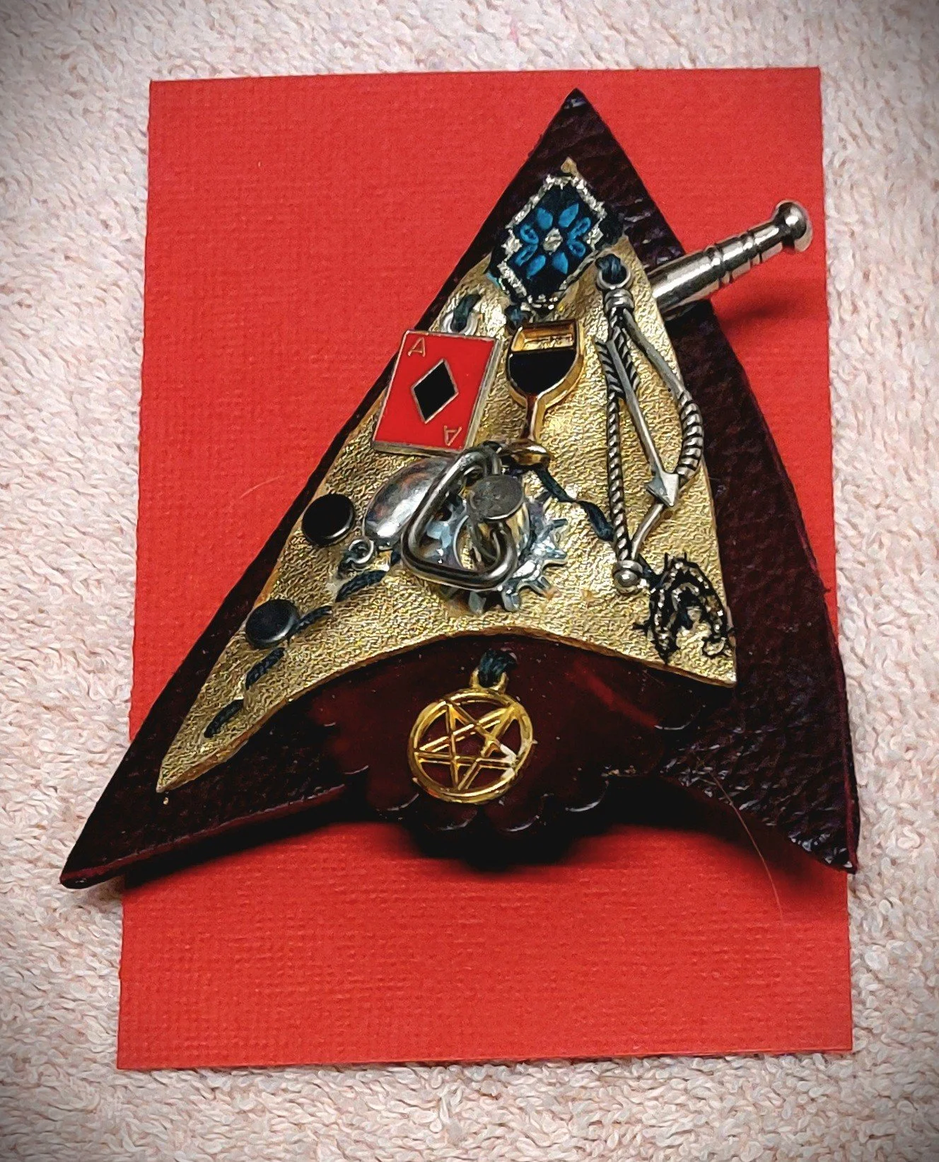 Steamtrek Delta Communicator Ten Forward Badge 26 Unique 2