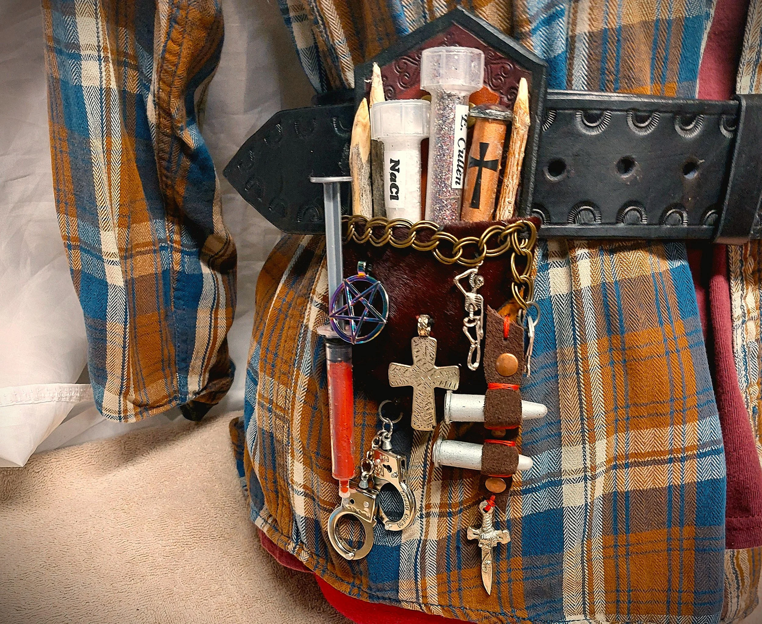 Vampire Monster Kit 2 on flannel.jpg