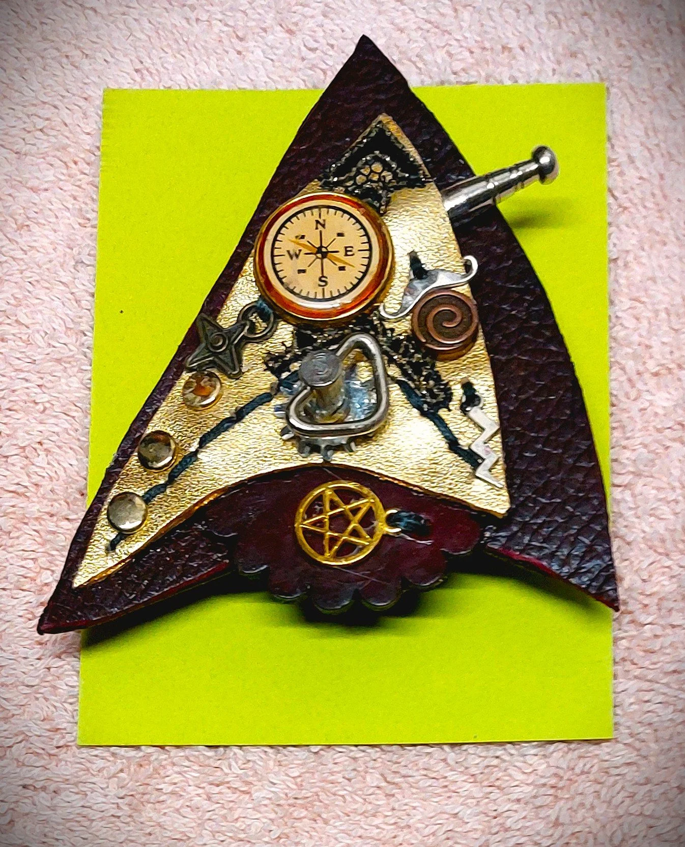 Steamtrek Delta Communicator Navigator's Badge 26 Unique 1