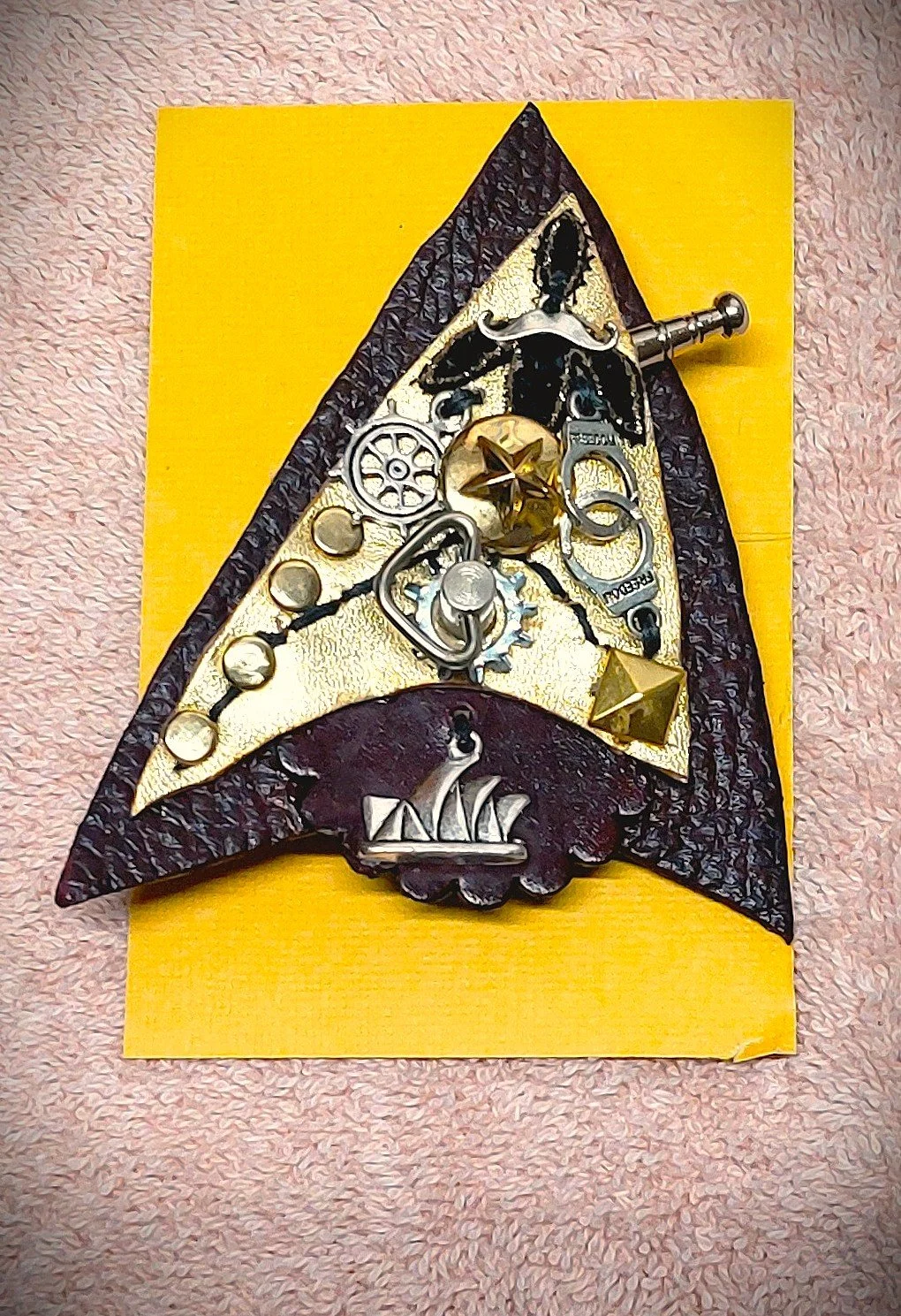 Steamtrek Delta Communicator Captain Badge 26 Unique 3