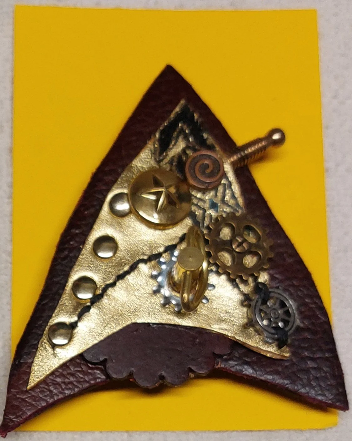 Steamtrek Delta Communicator Captain Badge Unique 2