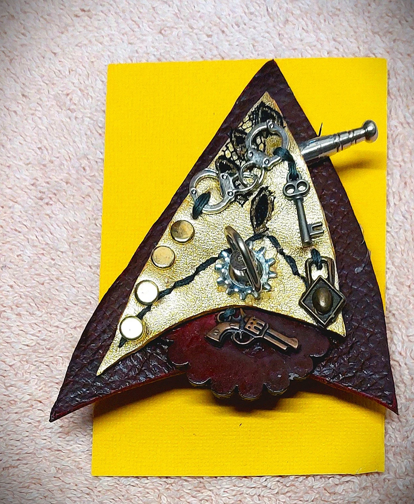 Steamtrek Delta Communicator Security Badge 26 Unique 2