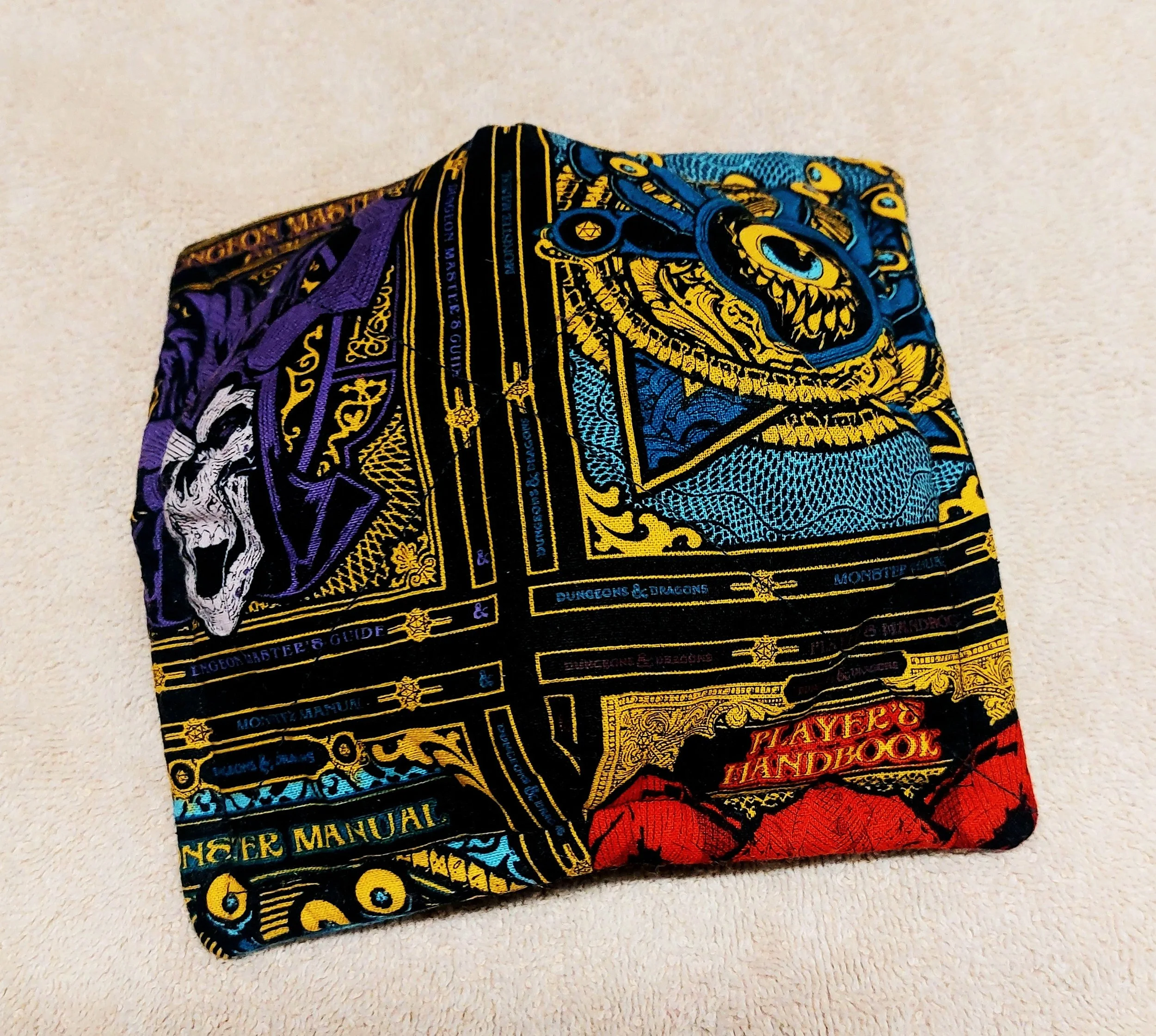 Dungeons and Dragons Handbook Print Custom Microwaveable Bowl Cozy  2