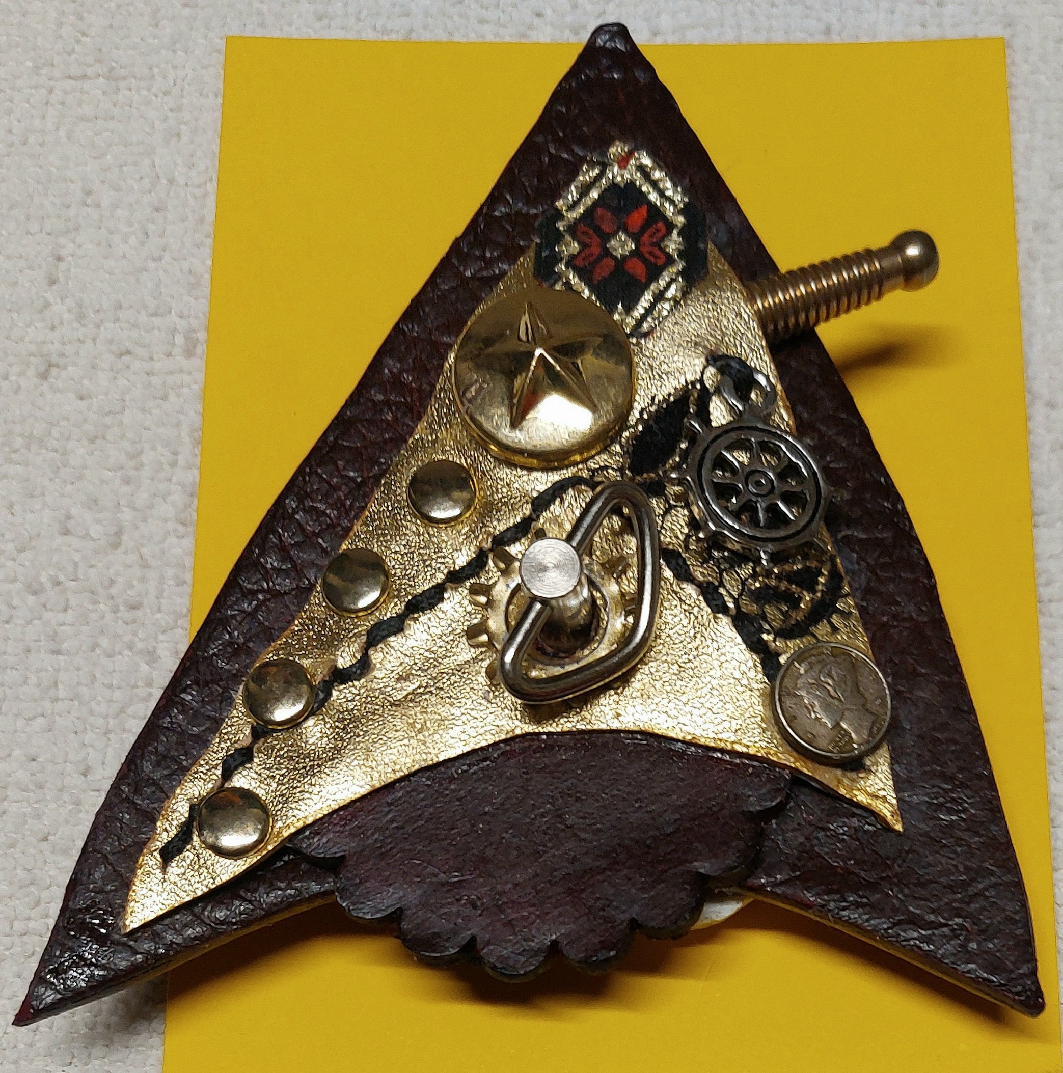 Steamtrek Delta Communicator Captain Badge Unique 1