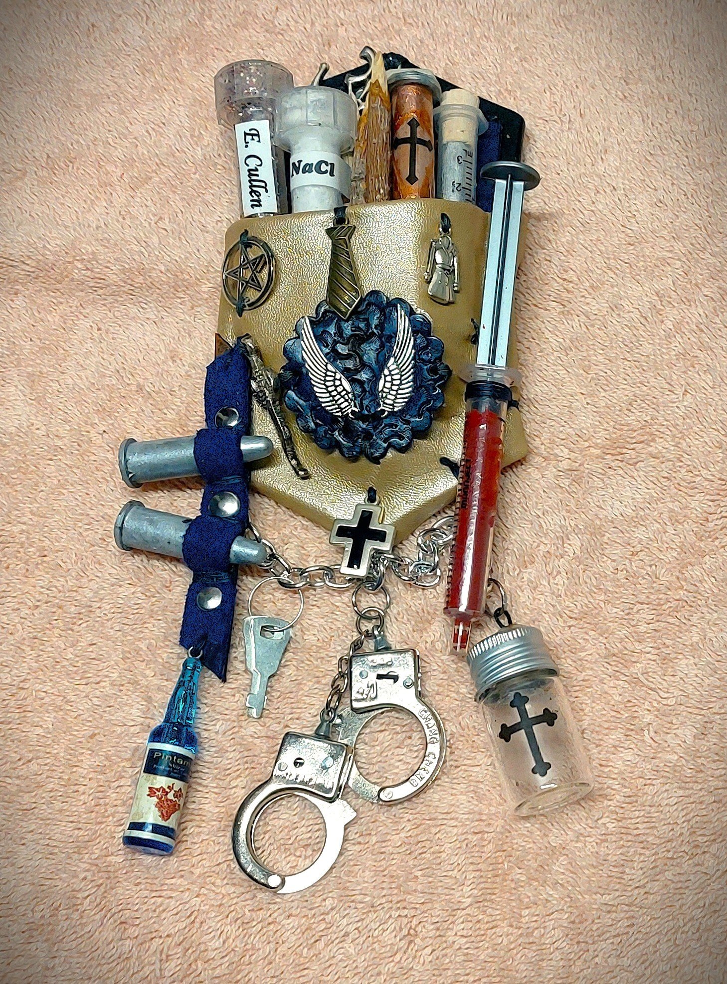 Monster Hunter Kit Leather Decorative Costume Accent-- Deluxe Version Angel Castiel