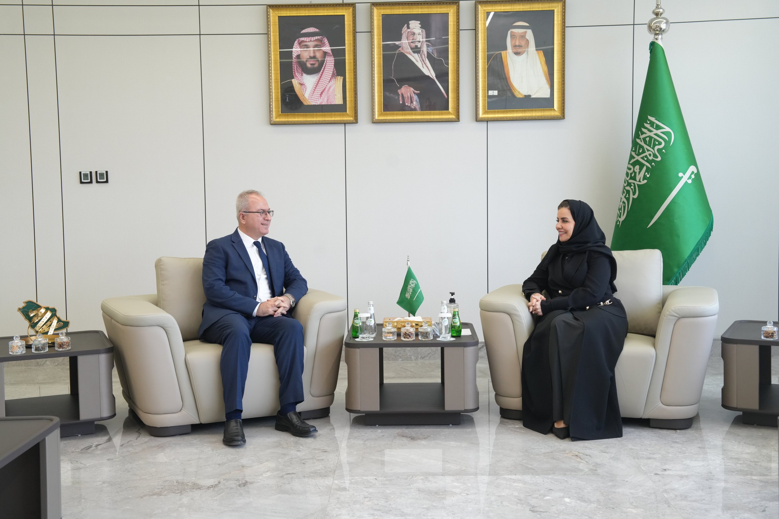 Meeting with President of the Saudi Human Rights Commission, Dr. Hala bint Mazyad Al-Tuwaijri.