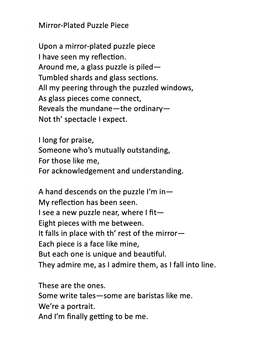 Mirror Plated Puzzle Piece