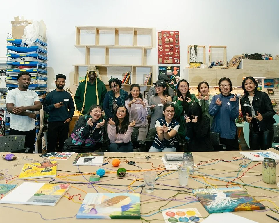These are some time-capsuled memories from our last OUR WAY HERE workshop. We are still revisiting moments where we got to connect our journeys, learn the honest journey newcomer artists take and how to prepare for it both digitally and in the world.