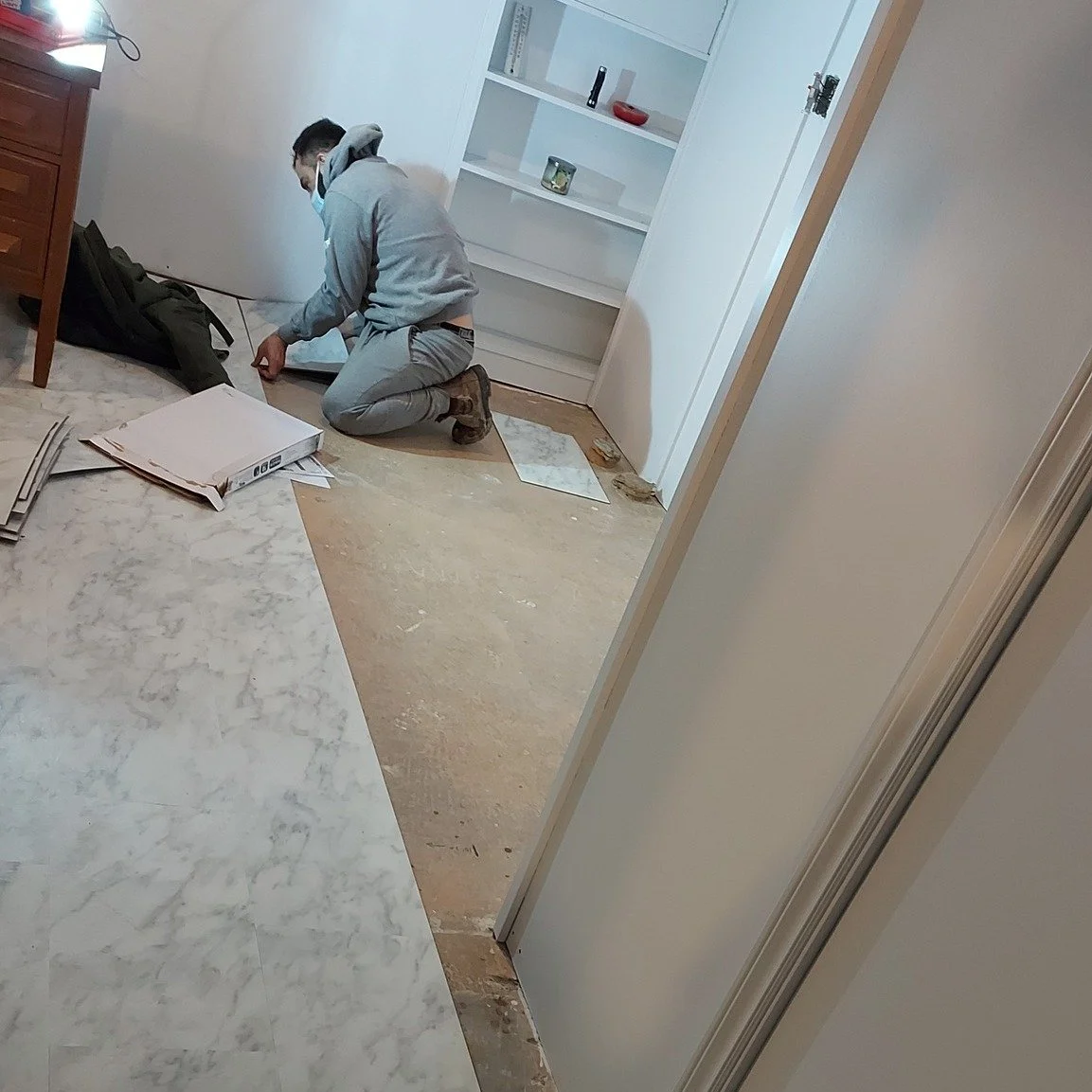 Vinyl plan insntallation . #vinyls #vinylplanks #vinylinstallation