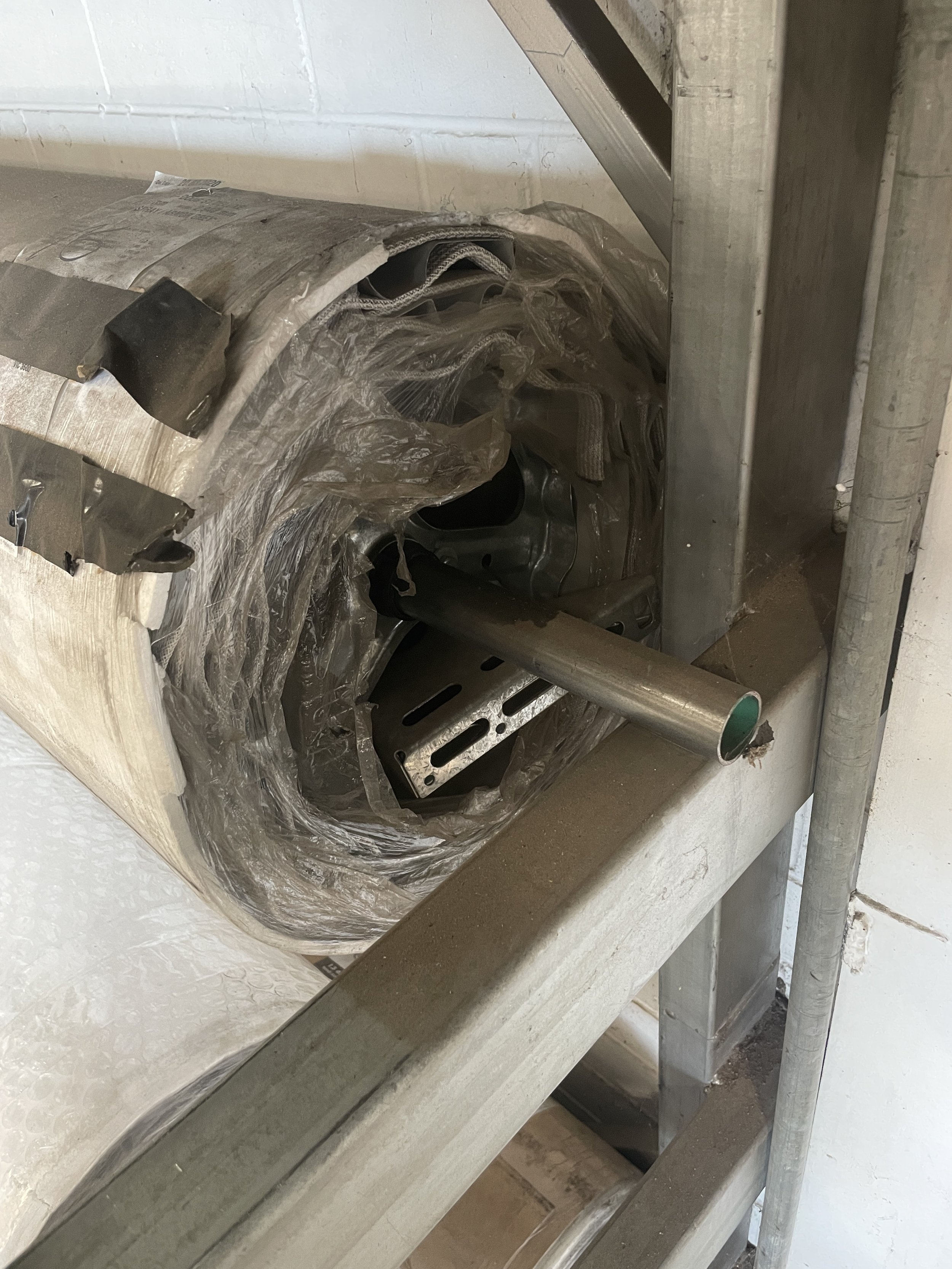 B&D series 1 roller door. Colourbond windspray. 2500 high x 2940 wide.