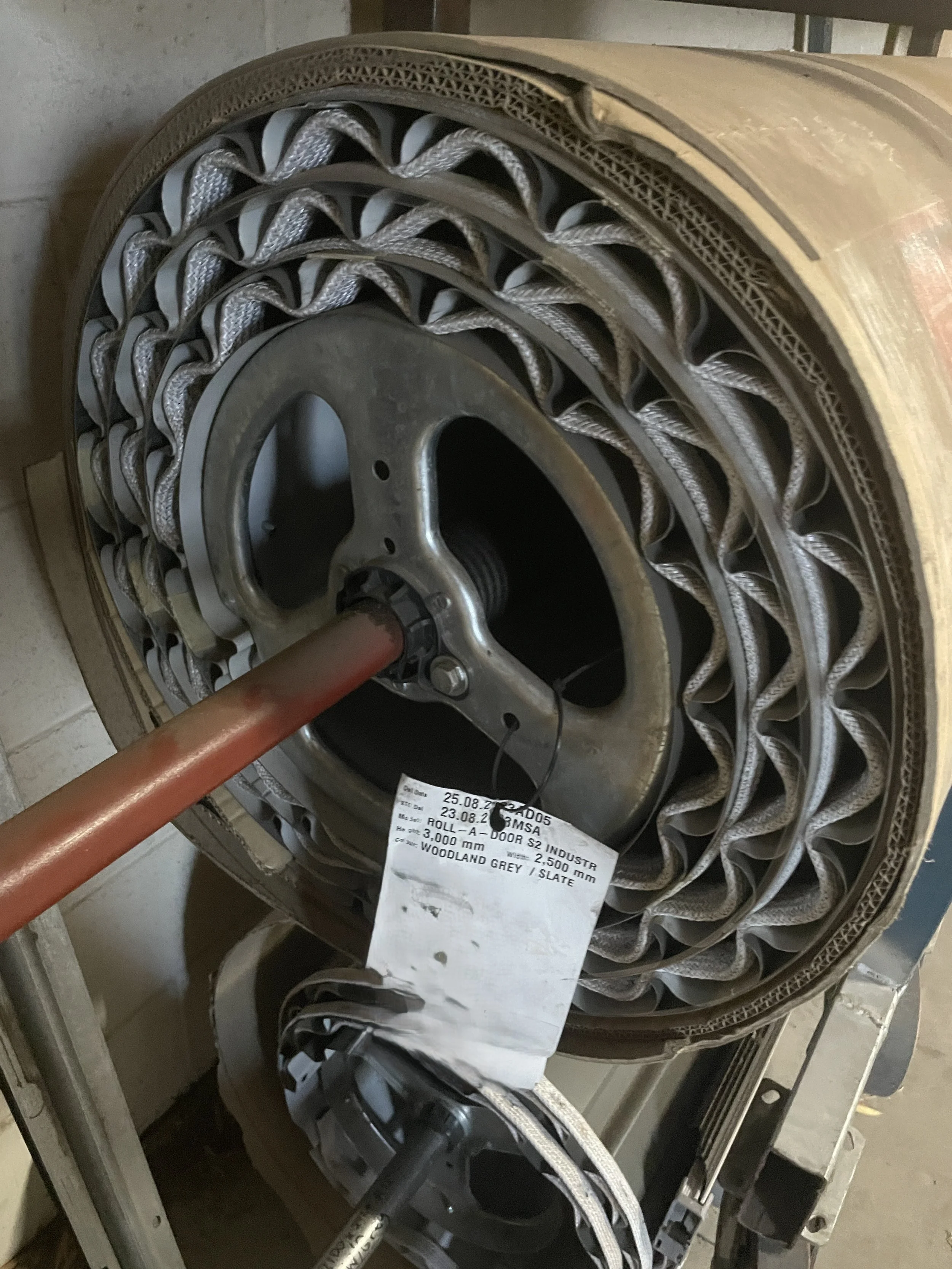 B&D Industrial Roll A Door. Woodland Grey. 3000H x 2500W.