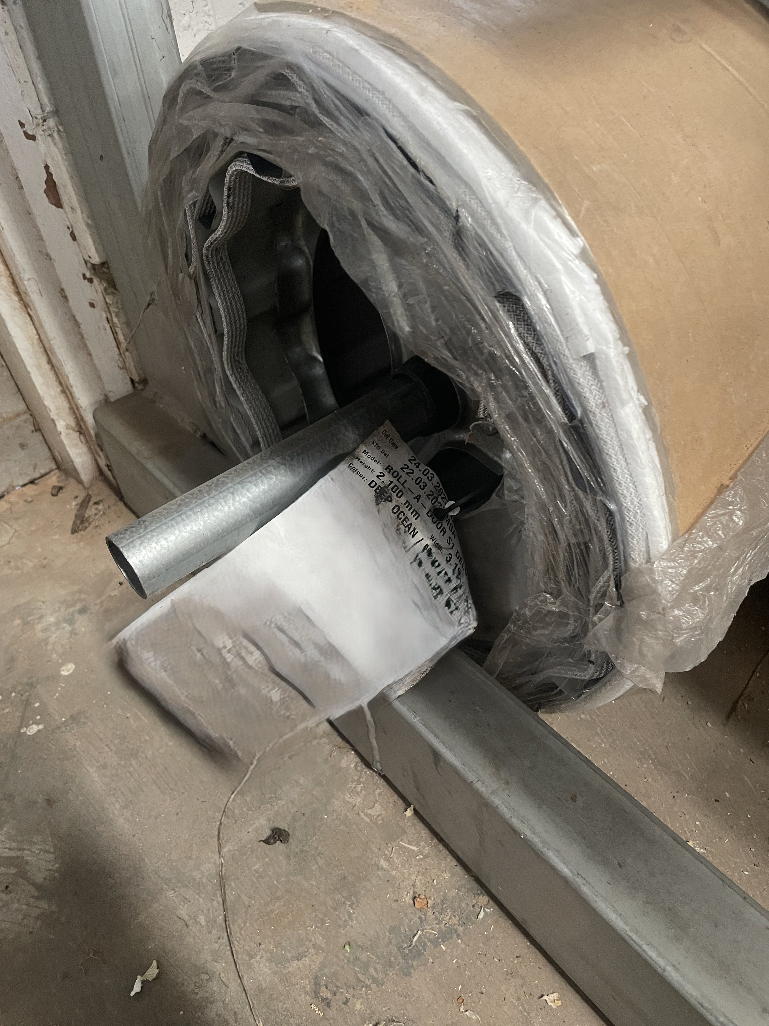 B&D Roll A Door. Deep Ocean. 2100H x 3150W